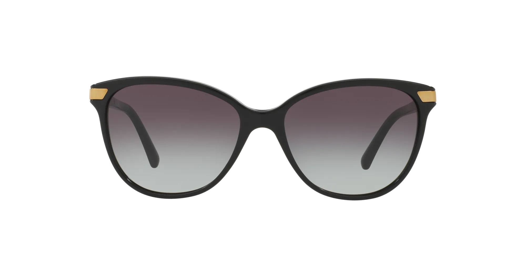 Burberry BE4216 30018G Occhiali da sole Acetato Nero Grigio Cat Eye Normale Sfumato - immagine 2