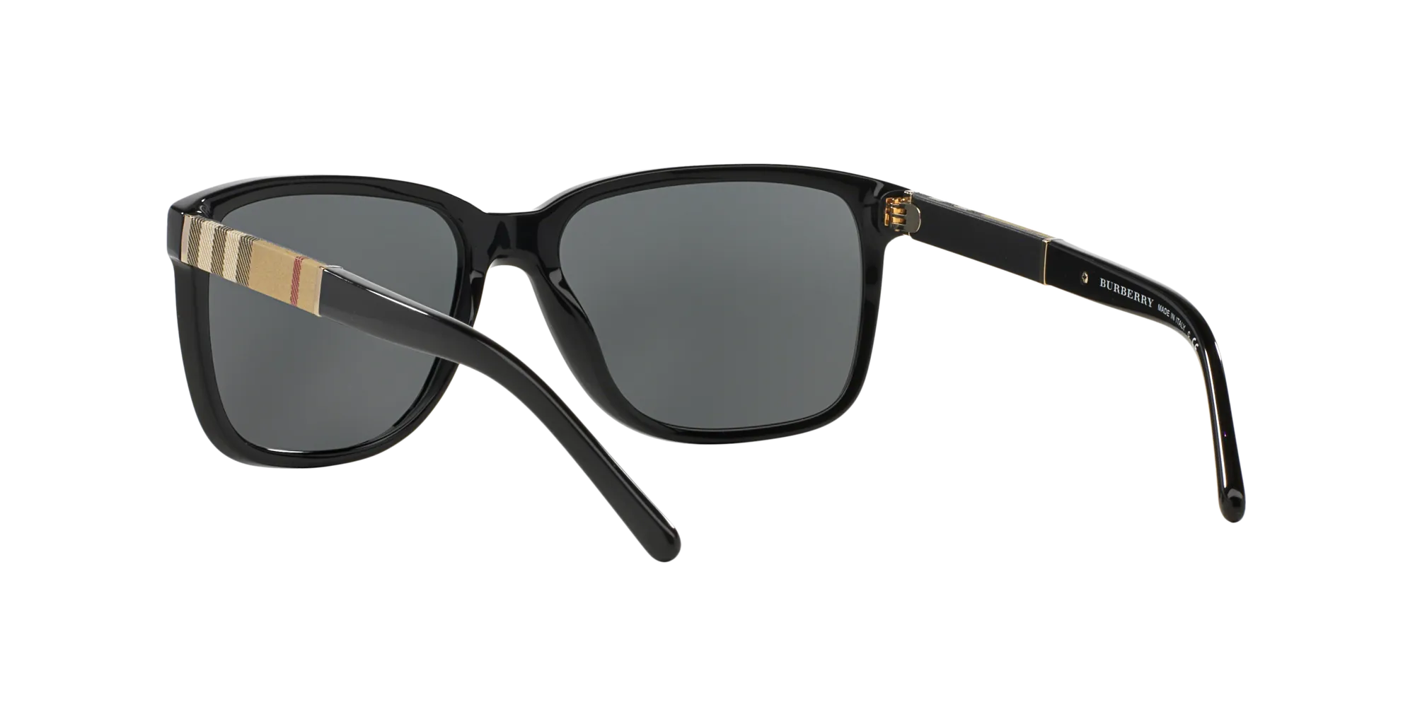 Burberry BE4181 300187 Occhiali da sole Acetato Nero Grigio Squadrata Normale - immagine 4