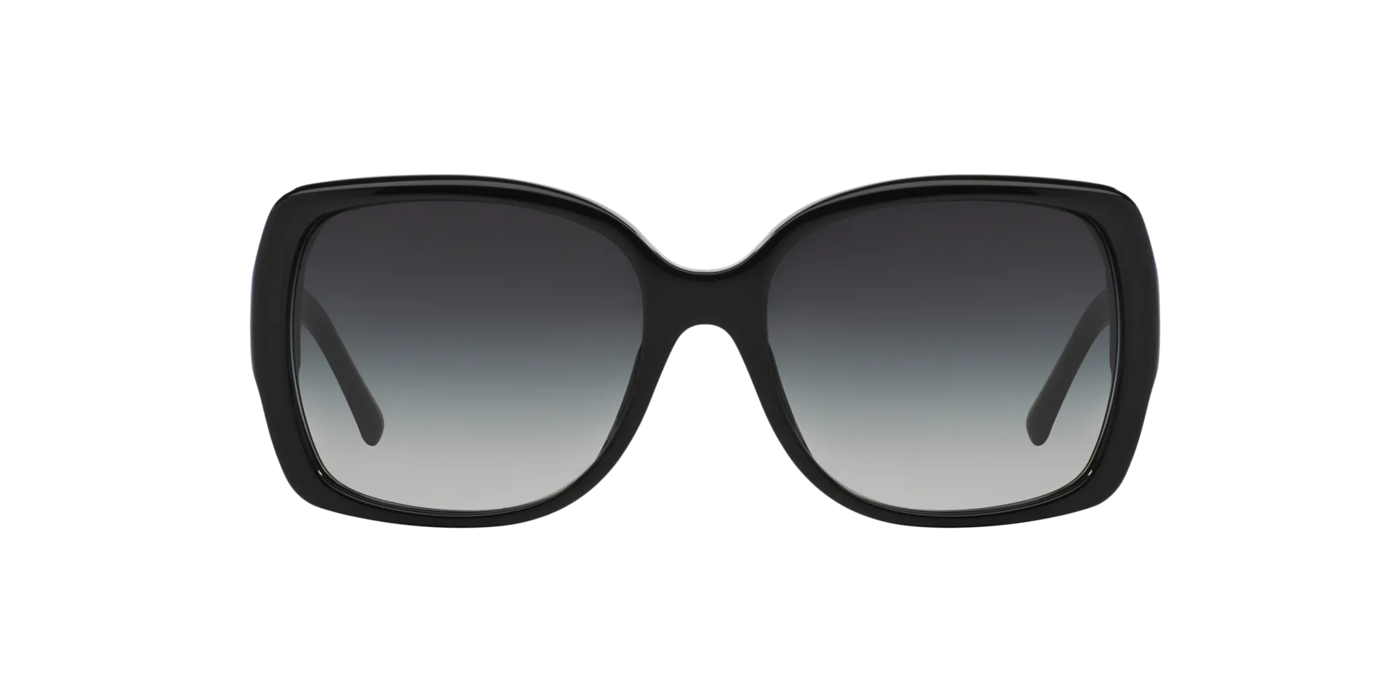 Burberry BE4160 34338G Occhiali da sole Acetato Nero Grigio Squadrata Normale Sfumato - immagine 2