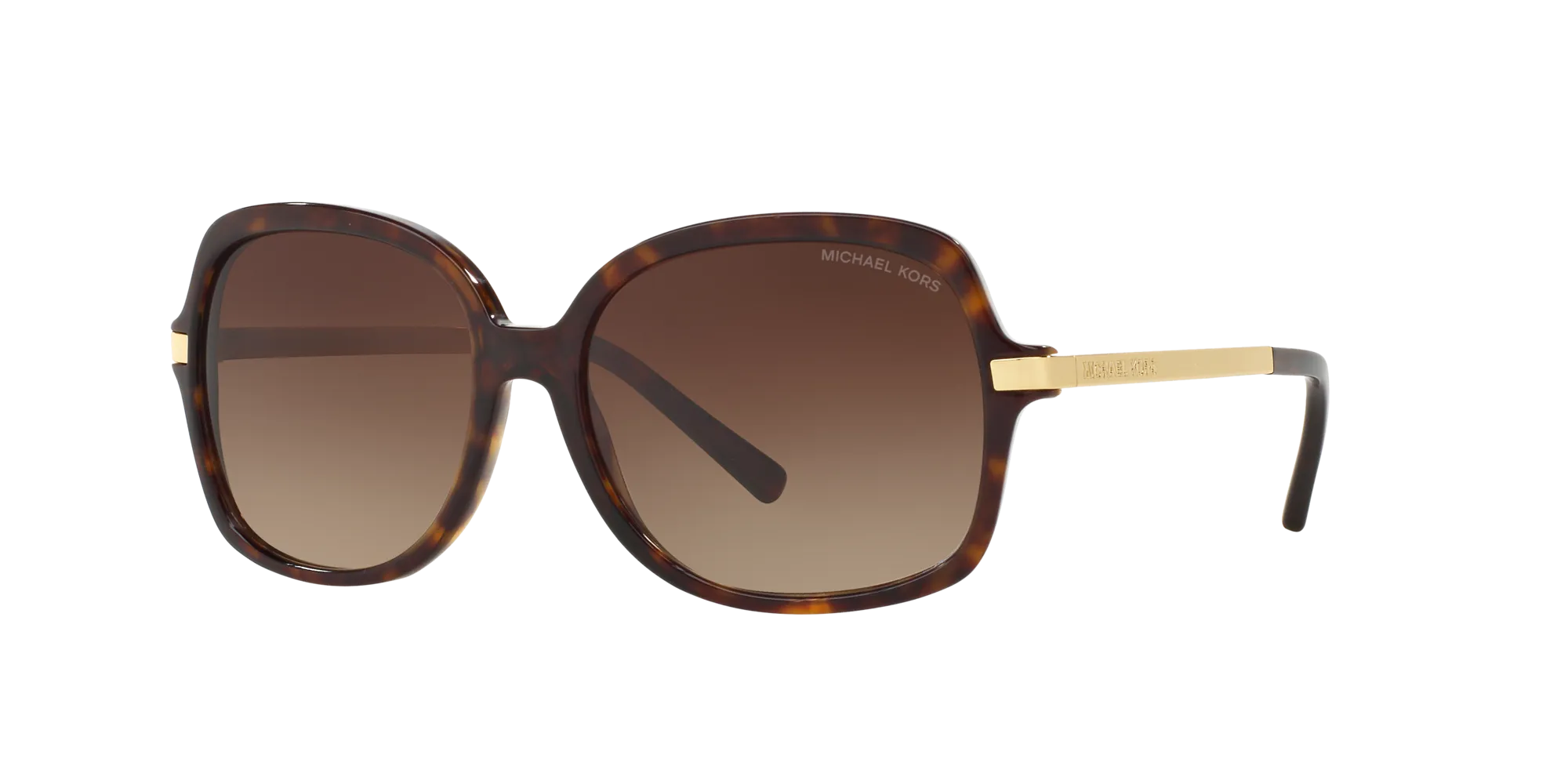 Michael Kors MK2024 ADRIANNA II 310613 Occhiali da sole Acetato Tartaruga Marrone Squadrata Normale Sfumato - immagine 1