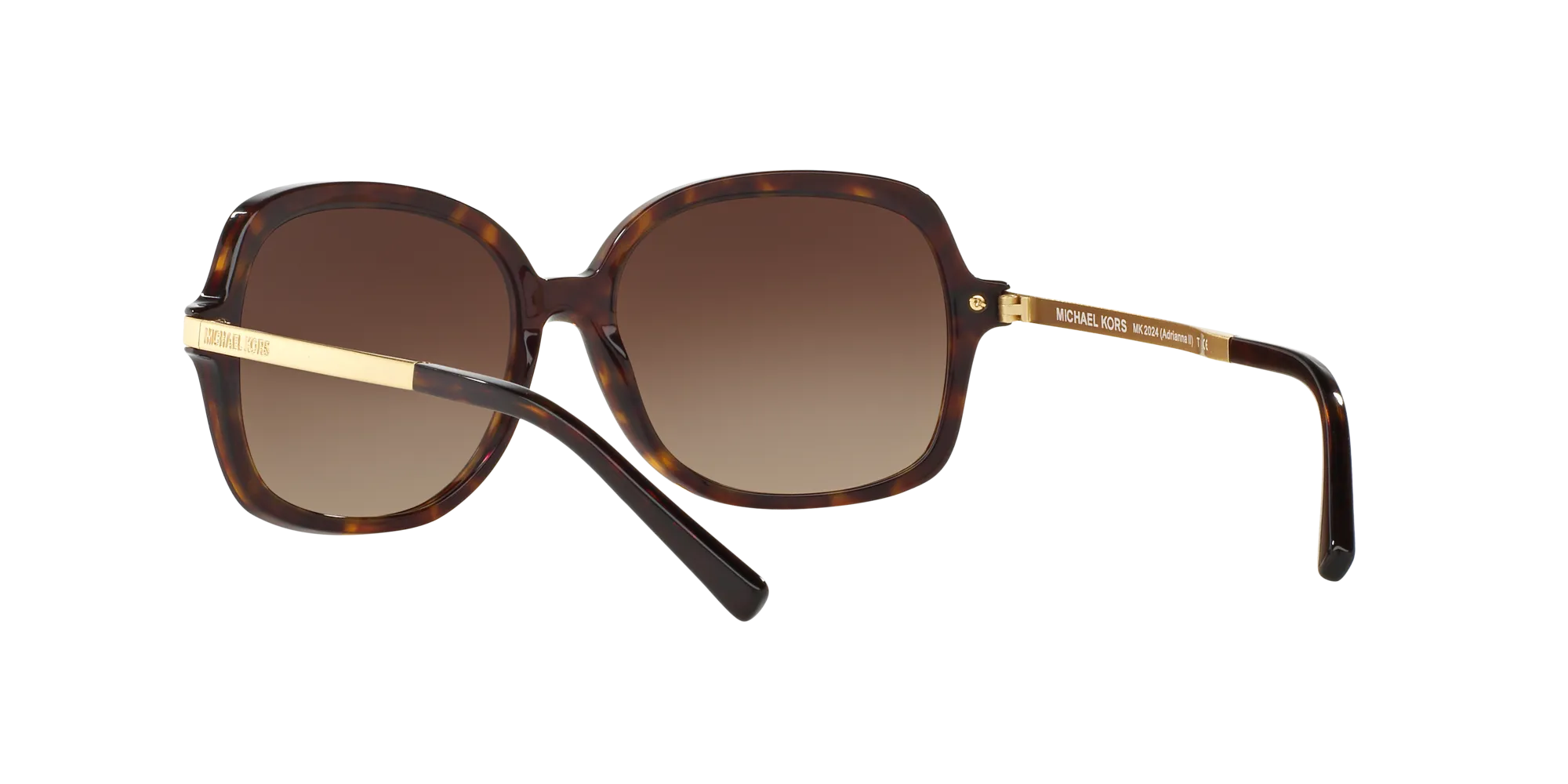 Michael Kors MK2024 ADRIANNA II 310613 Occhiali da sole Acetato Tartaruga Marrone Squadrata Normale Sfumato - immagine 4