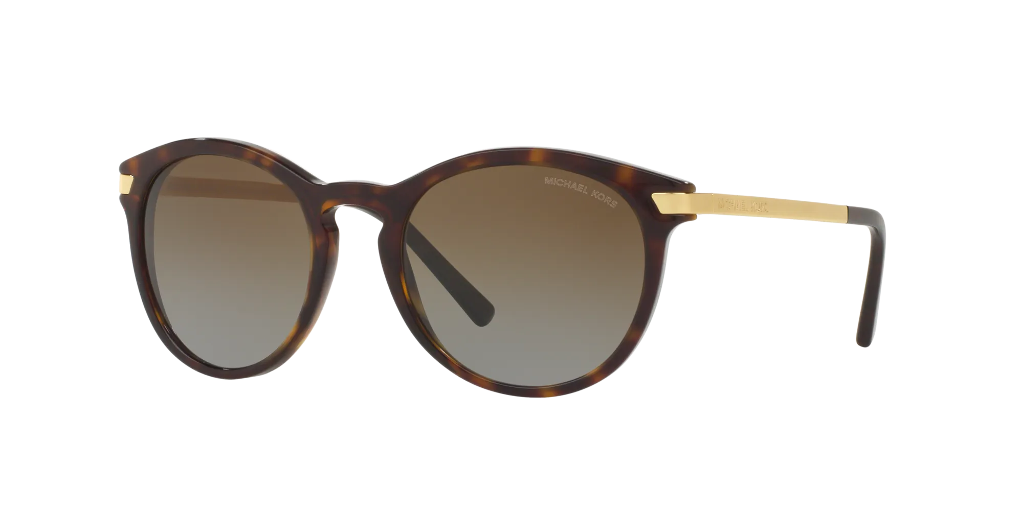 Michael Kors MK2023 ADRIANNA III 3106T5 Occhiali da sole Acetato Tartaruga Marrone Rotonda Polarizzata - immagine 1