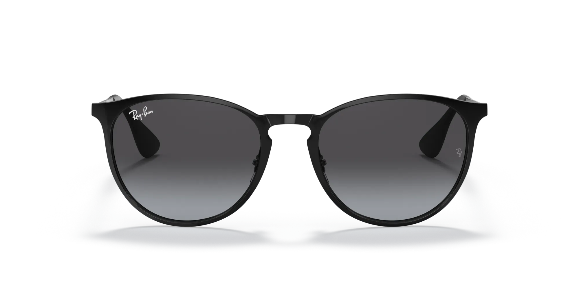 Ray - Ban RB3539 ERIKA METAL 002/8G Occhiali da sole Metallo Nero Grigio Pantos Normale Sfumato - immagine 3