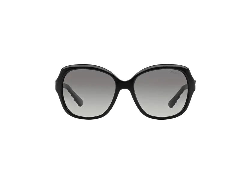 VOGUE EYEWEAR VO2871S W44/11 Occhiali da sole Iniettato Nero Grigio Squadrata Normale Sfumato - immagine 3