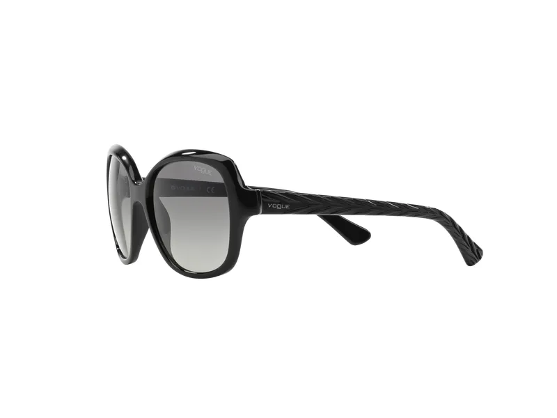 VOGUE EYEWEAR VO2871S W44/11 Occhiali da sole Iniettato Nero Grigio Squadrata Normale Sfumato - immagine 4