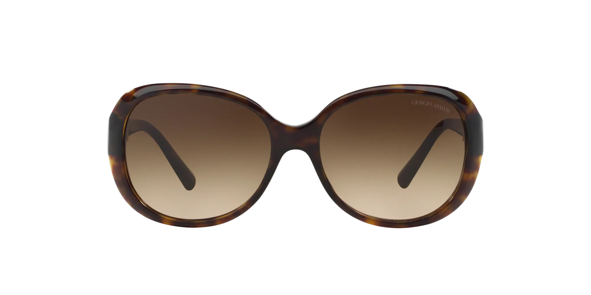 Giorgio Armani AR8047 502613 Occhiali da sole Acetato Tartaruga Marrone Rotonda Normale Sfumato - immagine 2