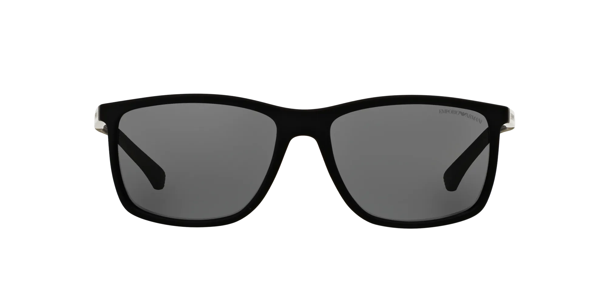 Emporio Armani EA4058 506381 Occhiali da sole Iniettato Nero Grigio Squadrata Polarizzata - immagine 2