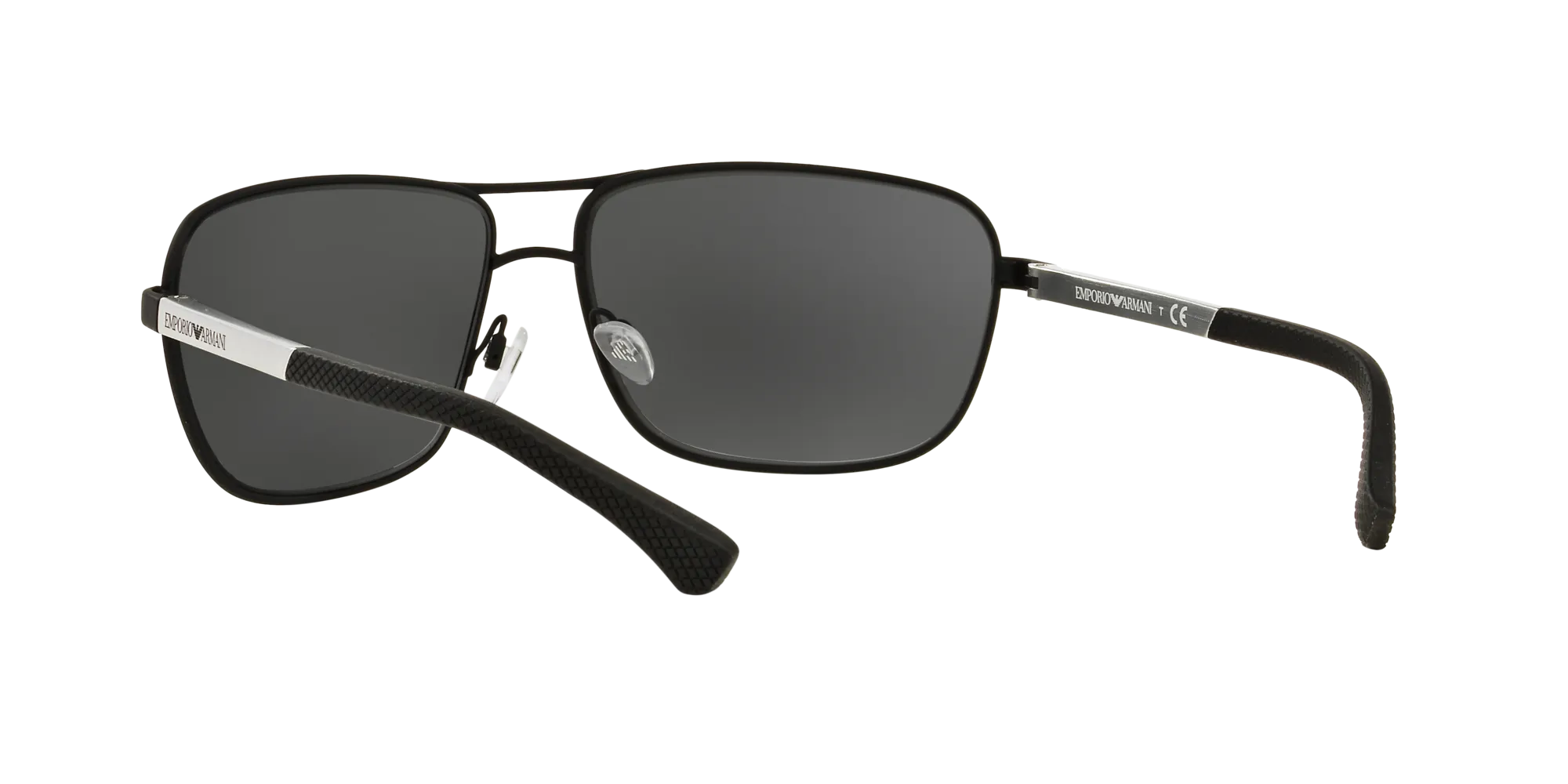 Emporio Armani EA2033 309487 Occhiali da sole Metallo Nero Squadrata Normale - immagine 4