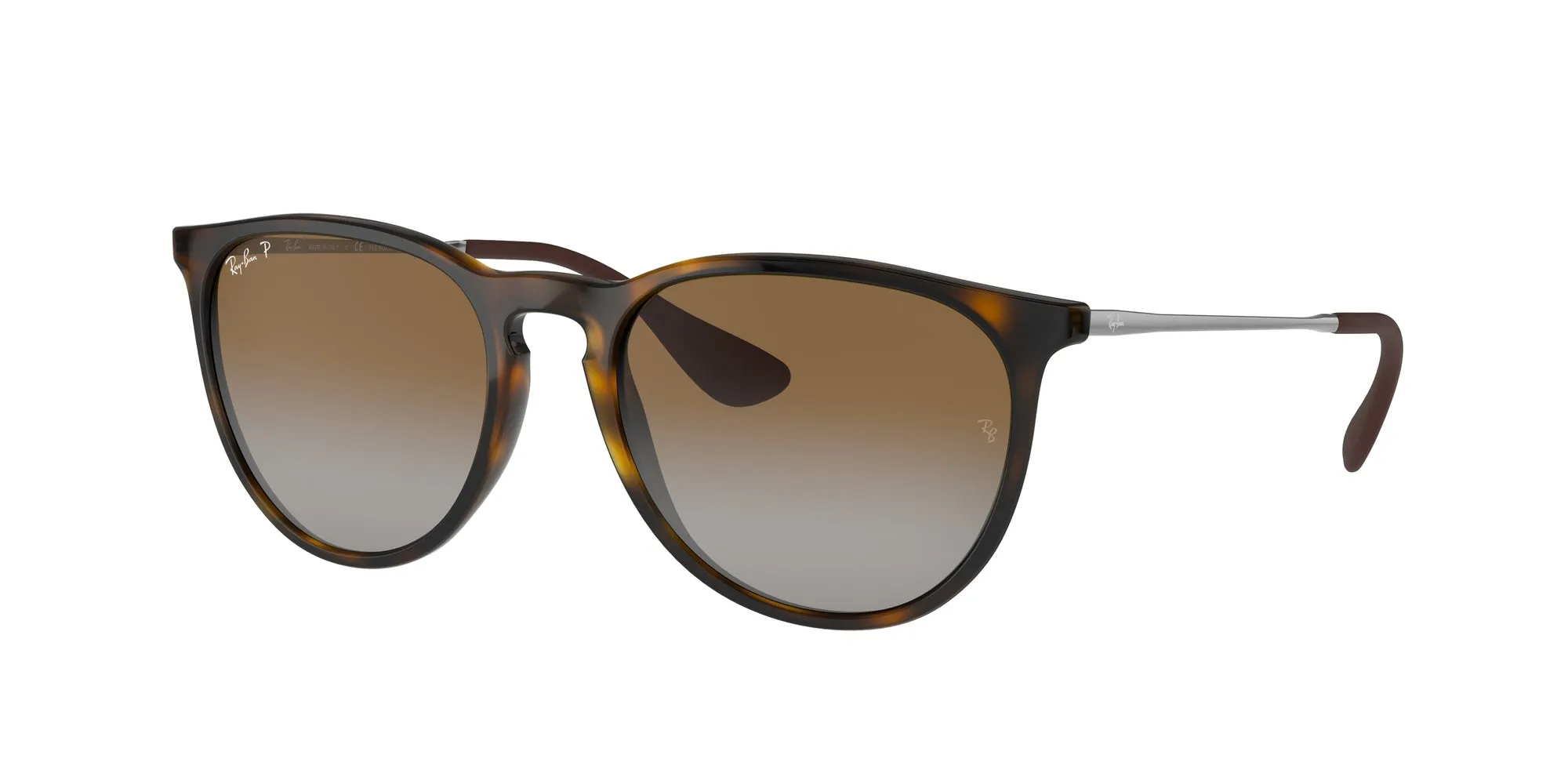 Ray - Ban RB4171 ERIKA 710/T5 Occhiali da sole Iniettato Tartaruga Marrone Pantos Polarizzata - immagine 1