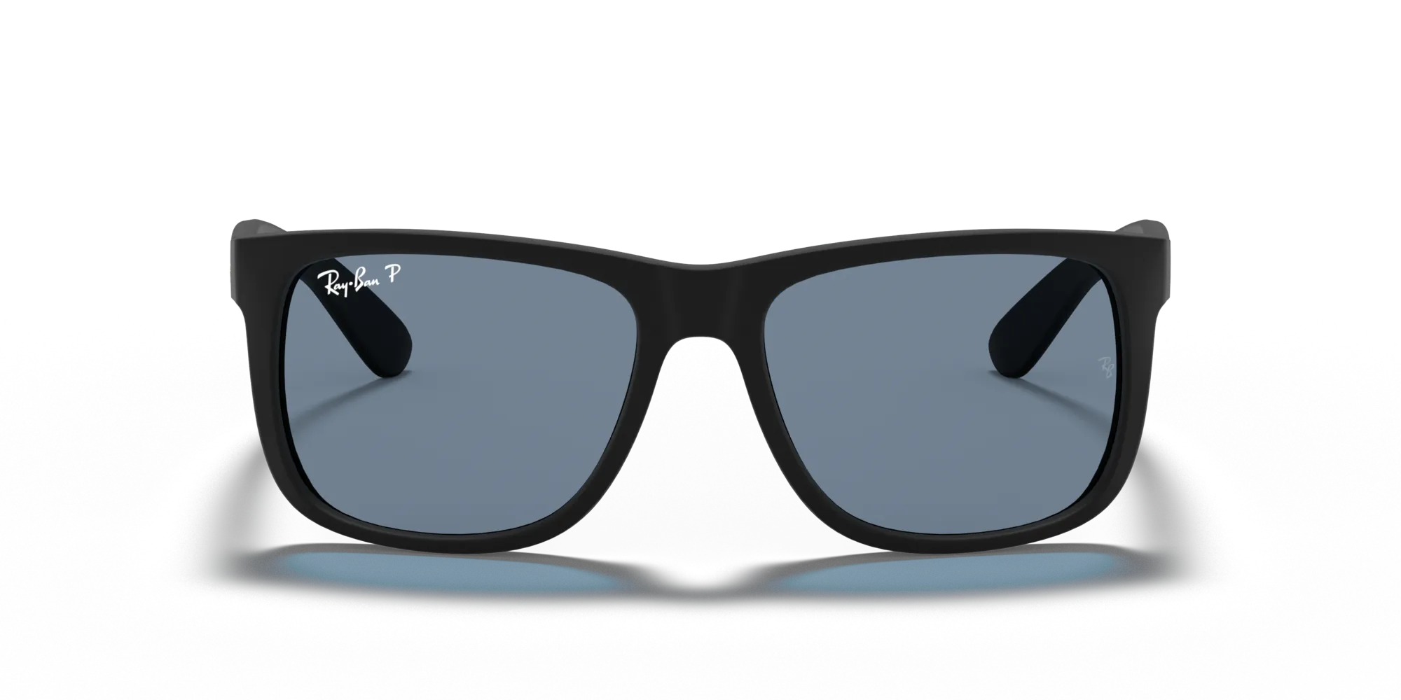 Ray - Ban RB4165 JUSTIN 622/2V Occhiali da sole Nylon Nero Blu Squadrata Polarizzata - immagine 3