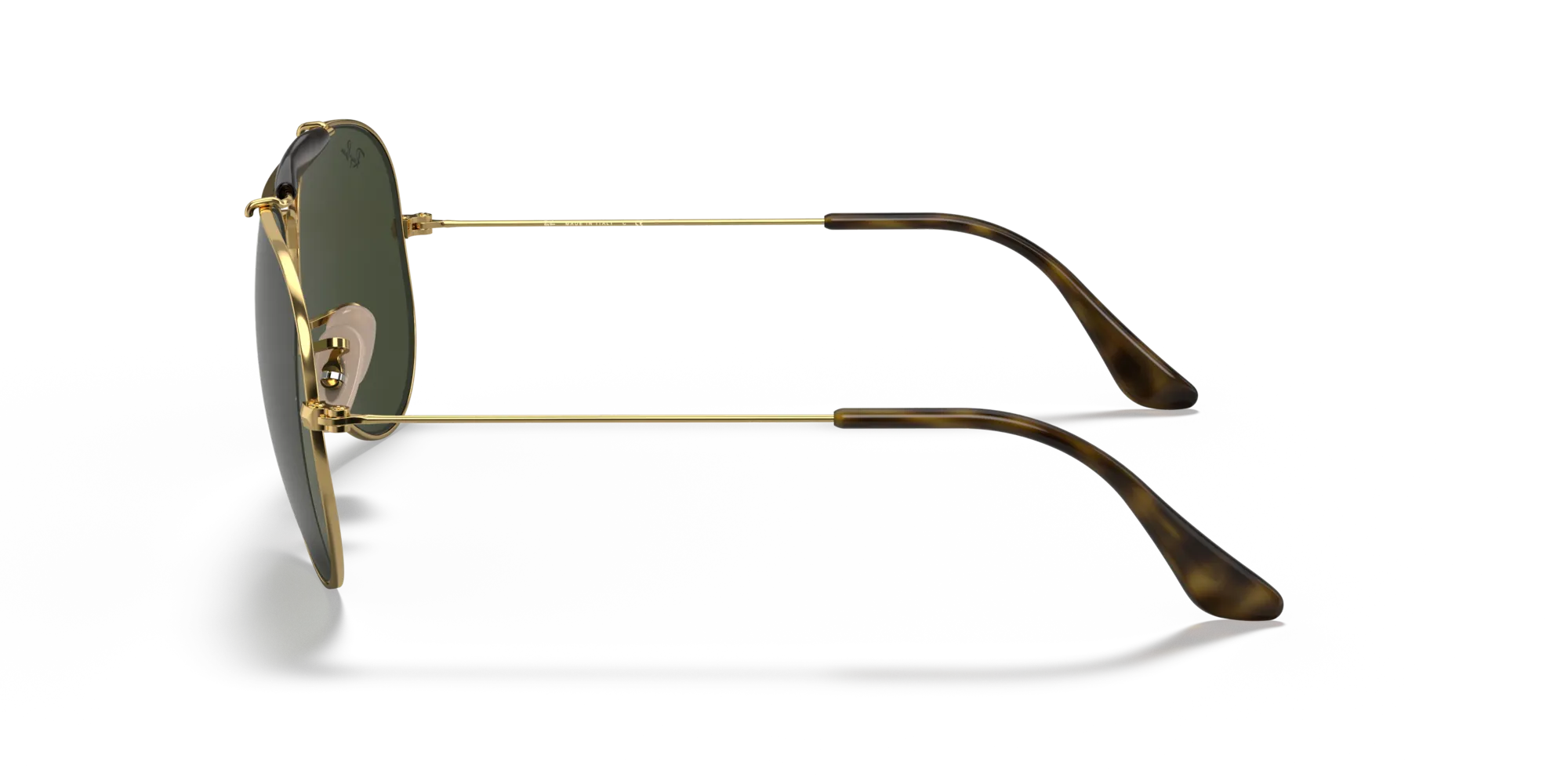 Ray - Ban RB3029 OUTDOORSMAN II 181 Occhiali da sole Metallo Oro G15 Pilot Normale - immagine 4