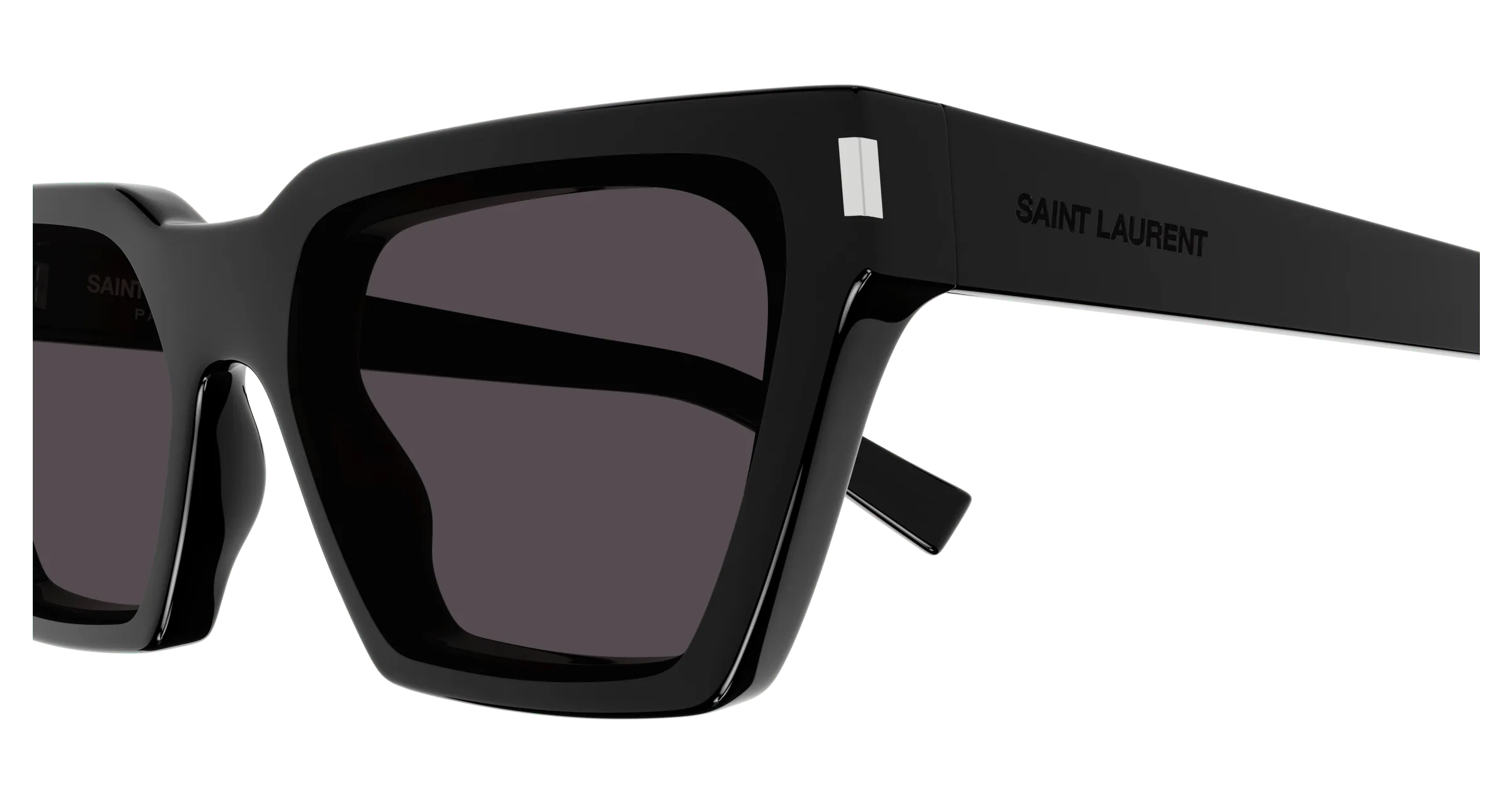SAINT LAURENT SL 633 CALISTA 001 Occhiali da sole Acetato Nero Nero Cat Eye Normale - immagine 4