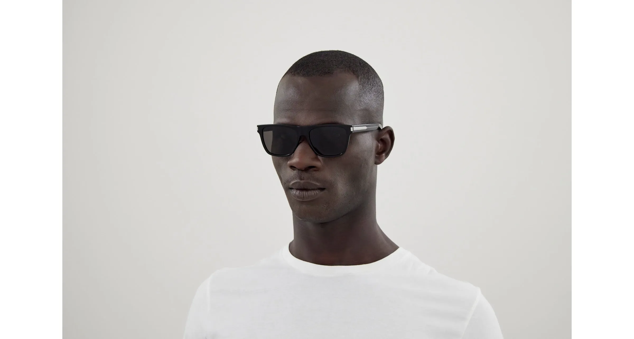 SAINT LAURENT SL 619 001 Occhiali da sole Acetato Nero Nero Rotonda Normale - immagine 4