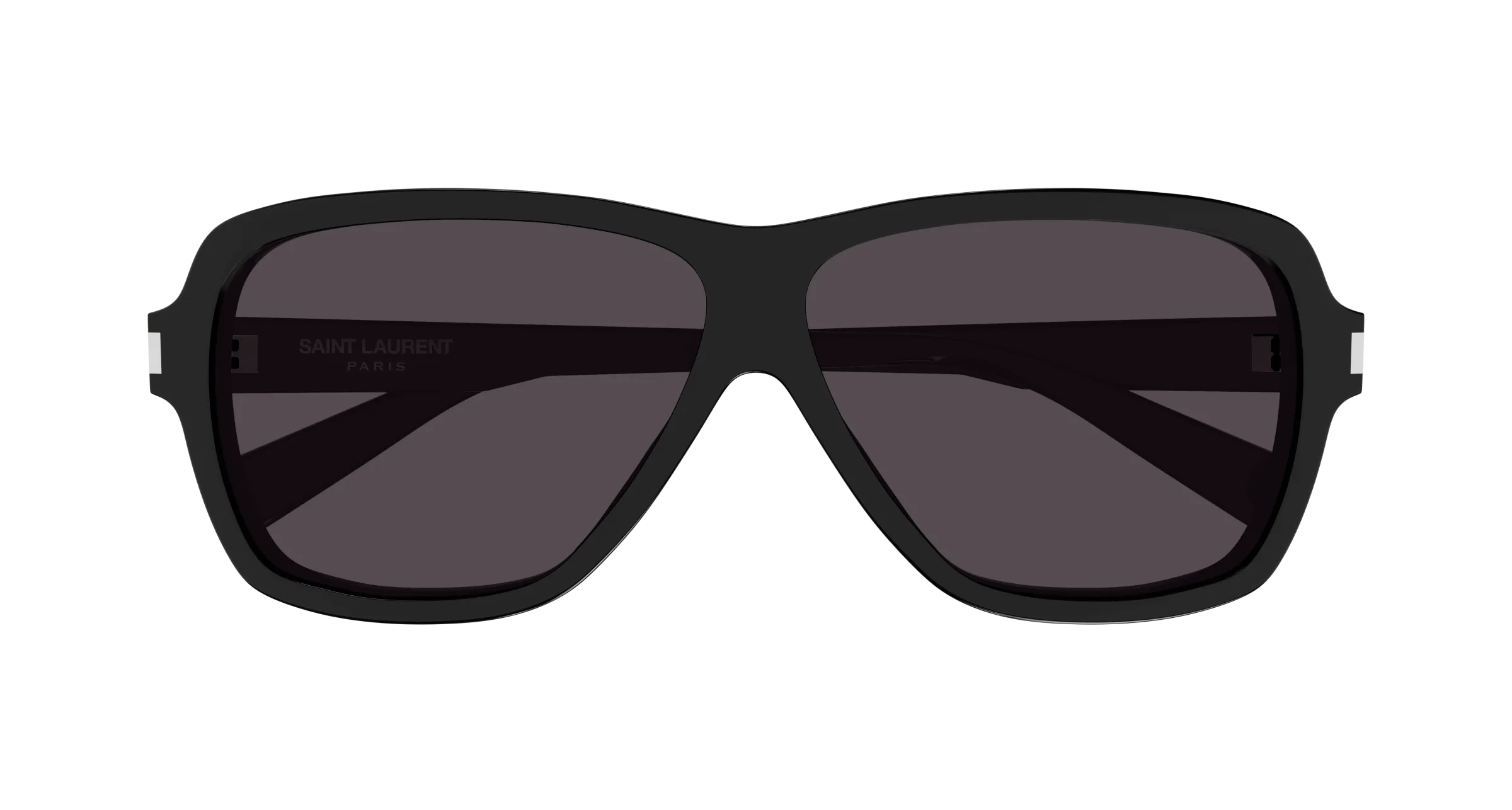 SAINT LAURENT Uomo SL 609 CAROLYN 001 Occhiali da sole Acetato Nero Nero Pilot Normale - immagine 2