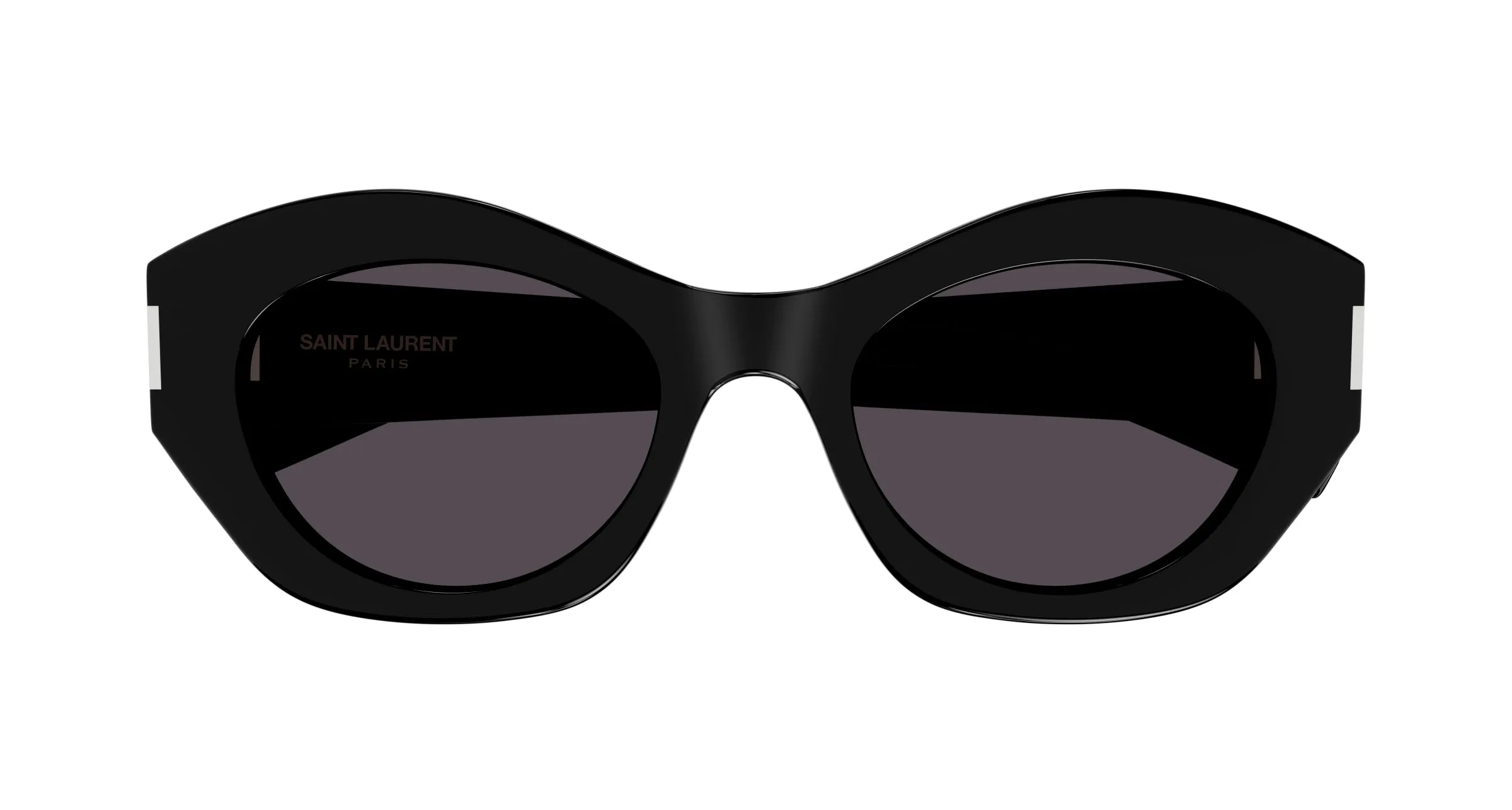 SAINT LAURENT SL 639 001 Occhiali da sole Acetato Nero Nero Cat Eye - immagine 2