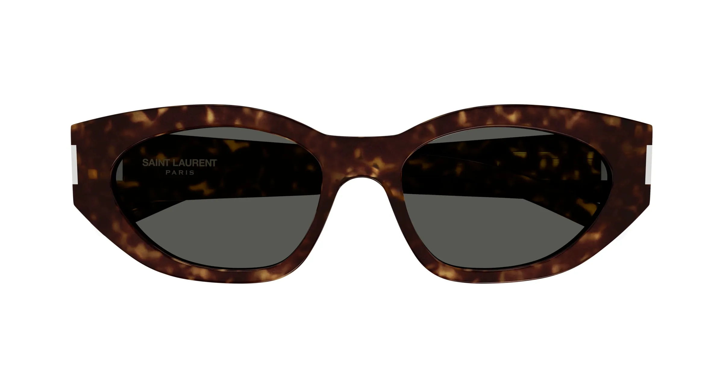 SAINT LAURENT SL 638 002 Occhiali da sole Acetato Havana Grigio Cat Eye Normale - immagine 2