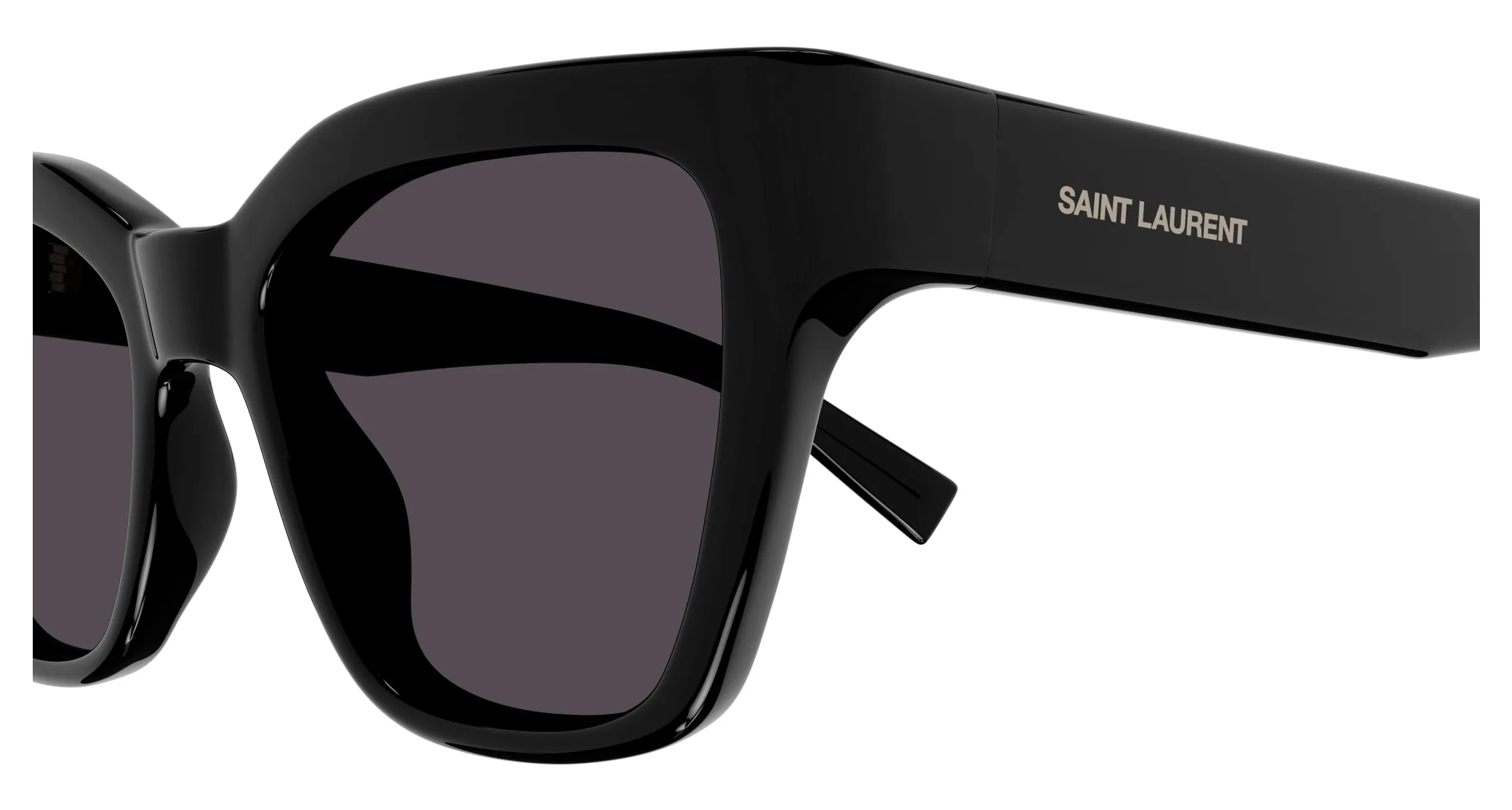 SAINT LAURENT SL 641 001 Occhiali da sole Bio-iniettato Nero Nero Cat Eye Normale - immagine 3