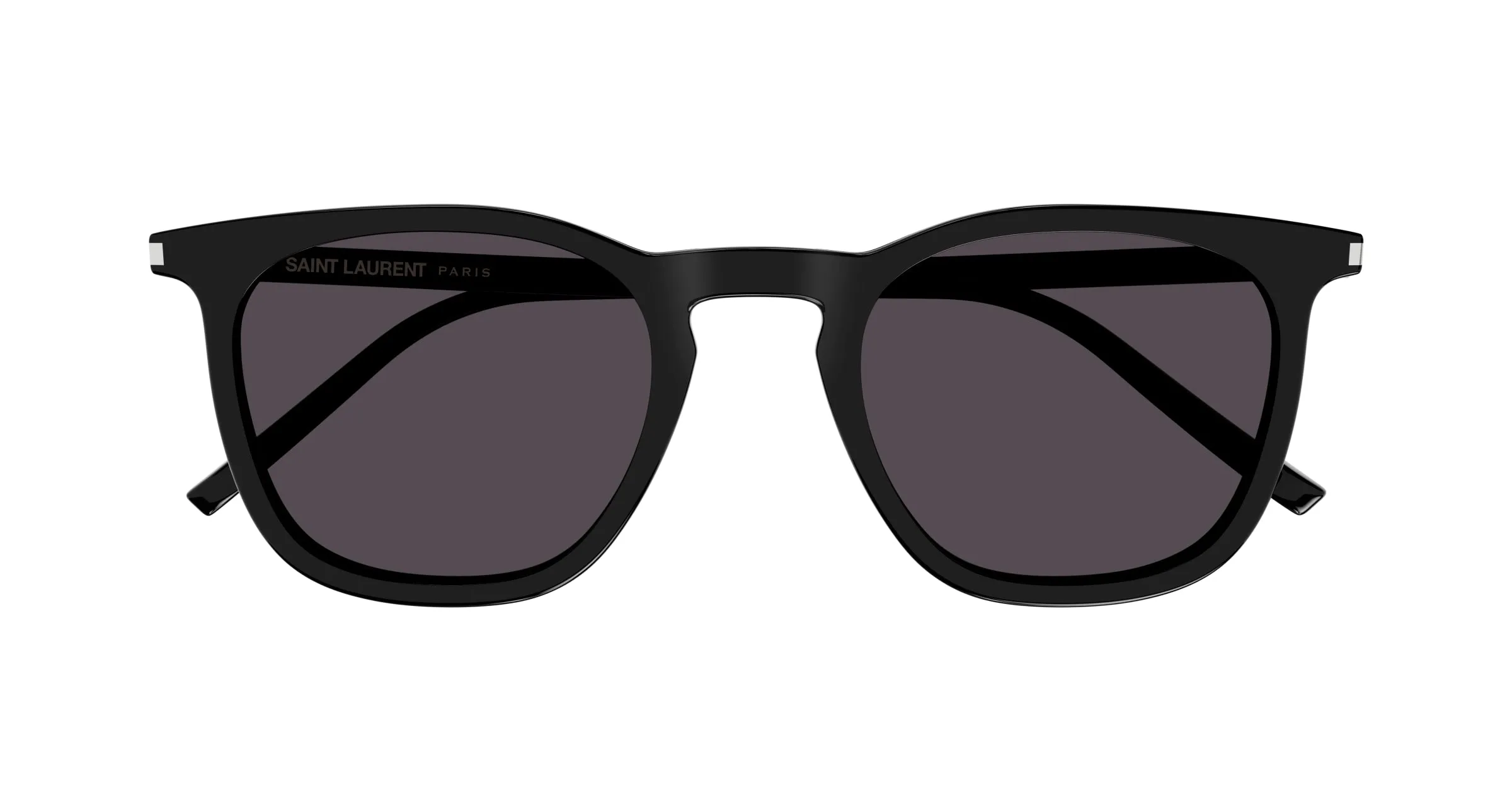 SAINT LAURENT SL 623 001 Occhiali da sole Acetato Nero Nero Rotonda Normale - immagine 2