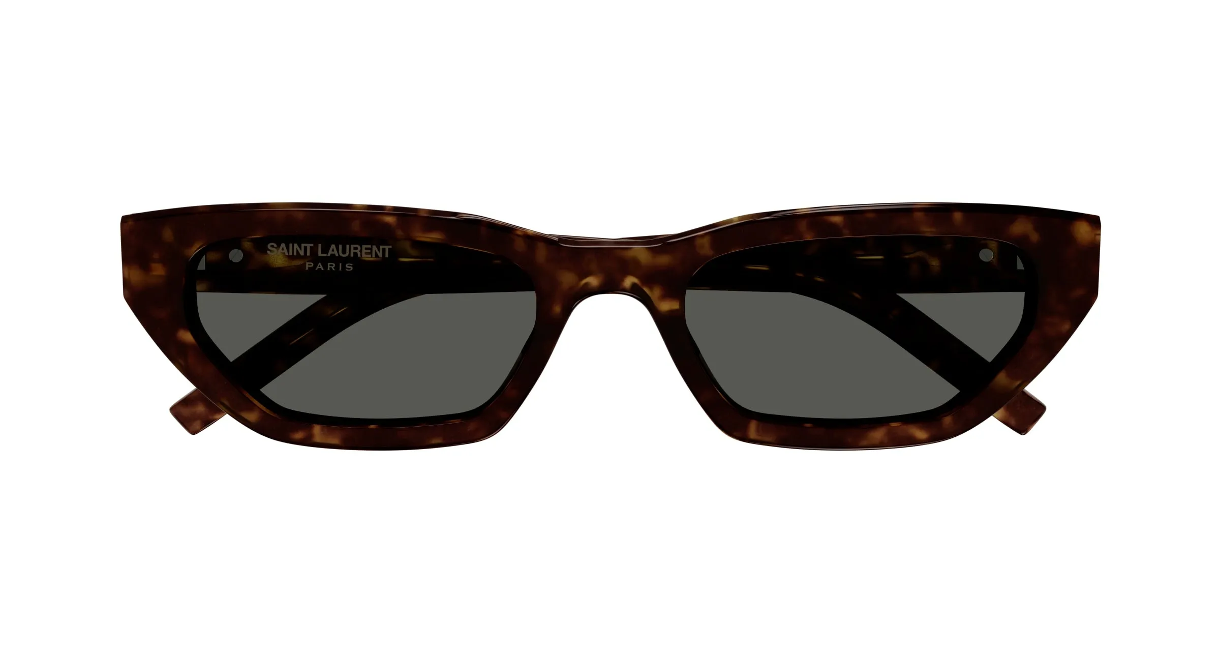 SAINT LAURENT SL M126 002 Occhiali da sole Acetato Havana Grigio Squadrata Normale - immagine 2