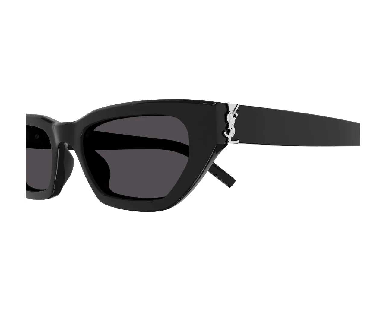 SAINT LAURENT SL M126 001 Occhiali da sole Acetato Nero Nero Squadrata Normale - immagine 4
