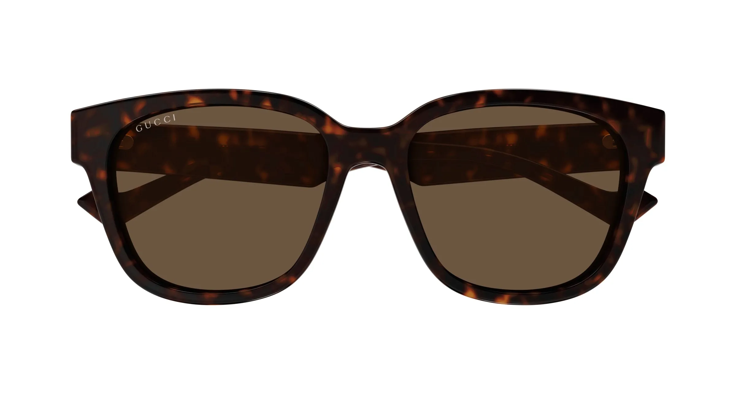 Gucci GG1430SK 002 Occhiali da sole Acetato Havana Marrone Squadrata - immagine 2