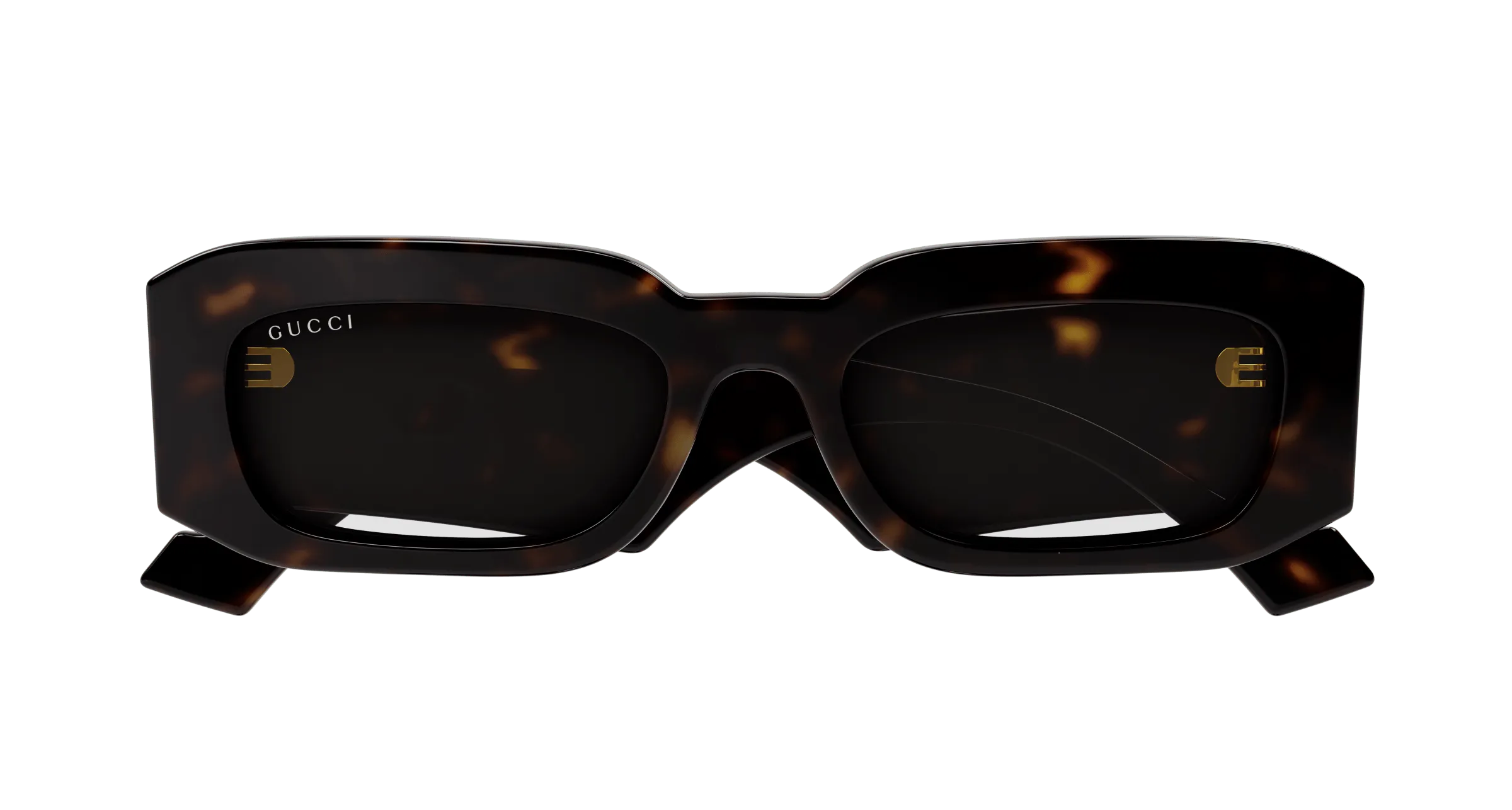 Gucci Uomo GG1426S 005 Occhiali da sole Acetato Havana Trasparente Squadrata Normale - immagine 2
