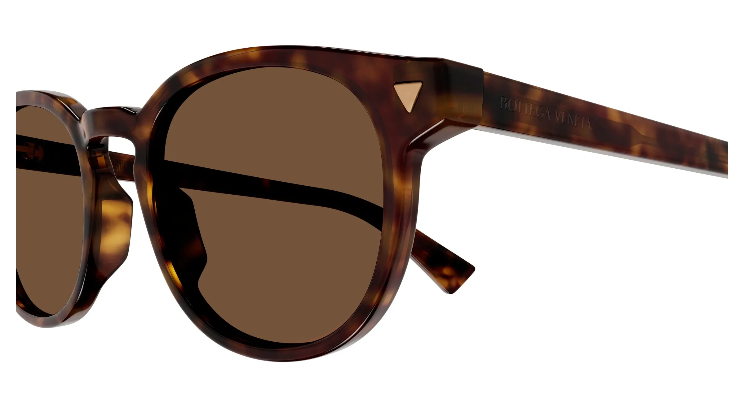 Bottega Veneta BV1253S 002 Occhiali da sole Acetato Havana Marrone Rotonda - immagine 3