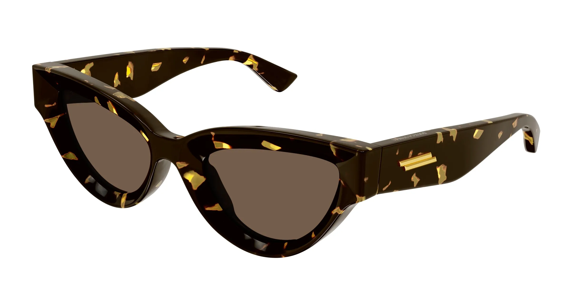 Bottega Veneta BV1249S 002 Occhiali da sole Iniettato Havana Marrone Cat Eye Normale - immagine 1