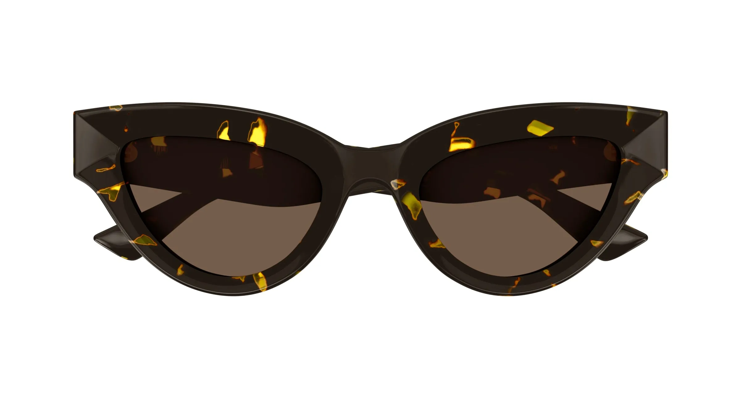 Bottega Veneta BV1249S 002 Occhiali da sole Iniettato Havana Marrone Cat Eye Normale - immagine 2