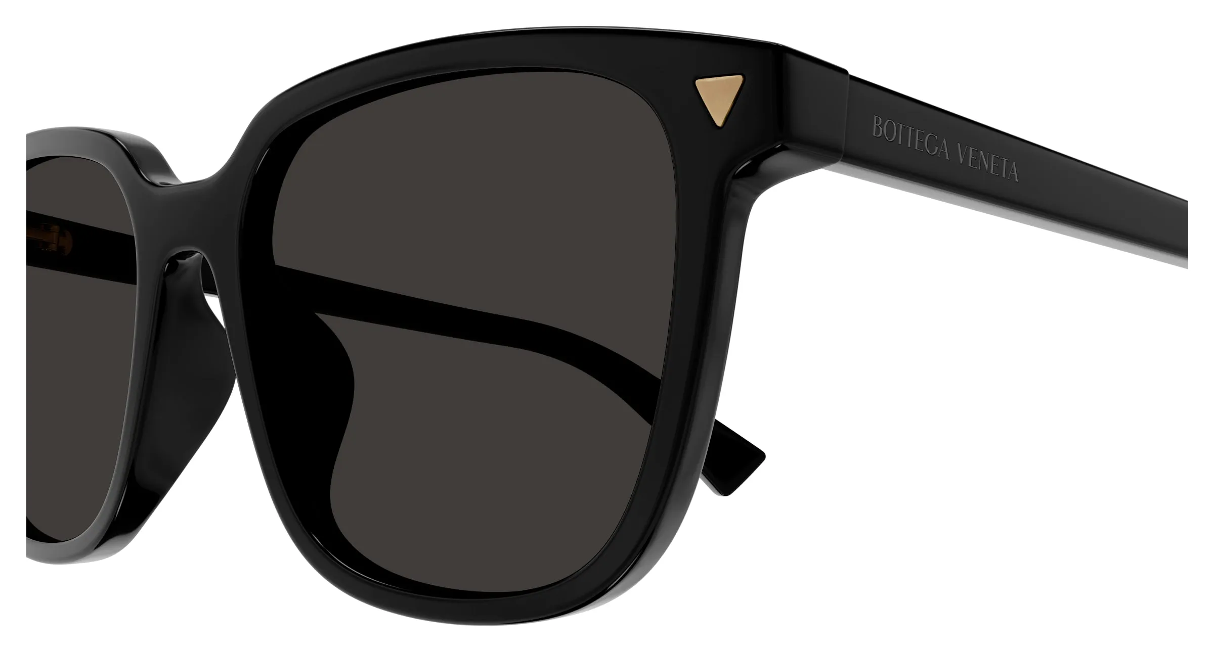 Bottega Veneta BV1255SA 001 Occhiali da sole Acetato Nero Grigio Squadrata Normale - immagine 3