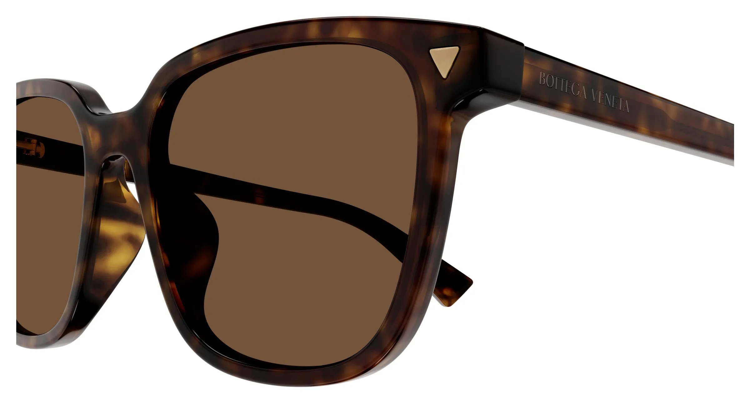 Bottega Veneta BV1255SA 002 Occhiali da sole Acetato Havana Marrone Squadrata Normale - immagine 3