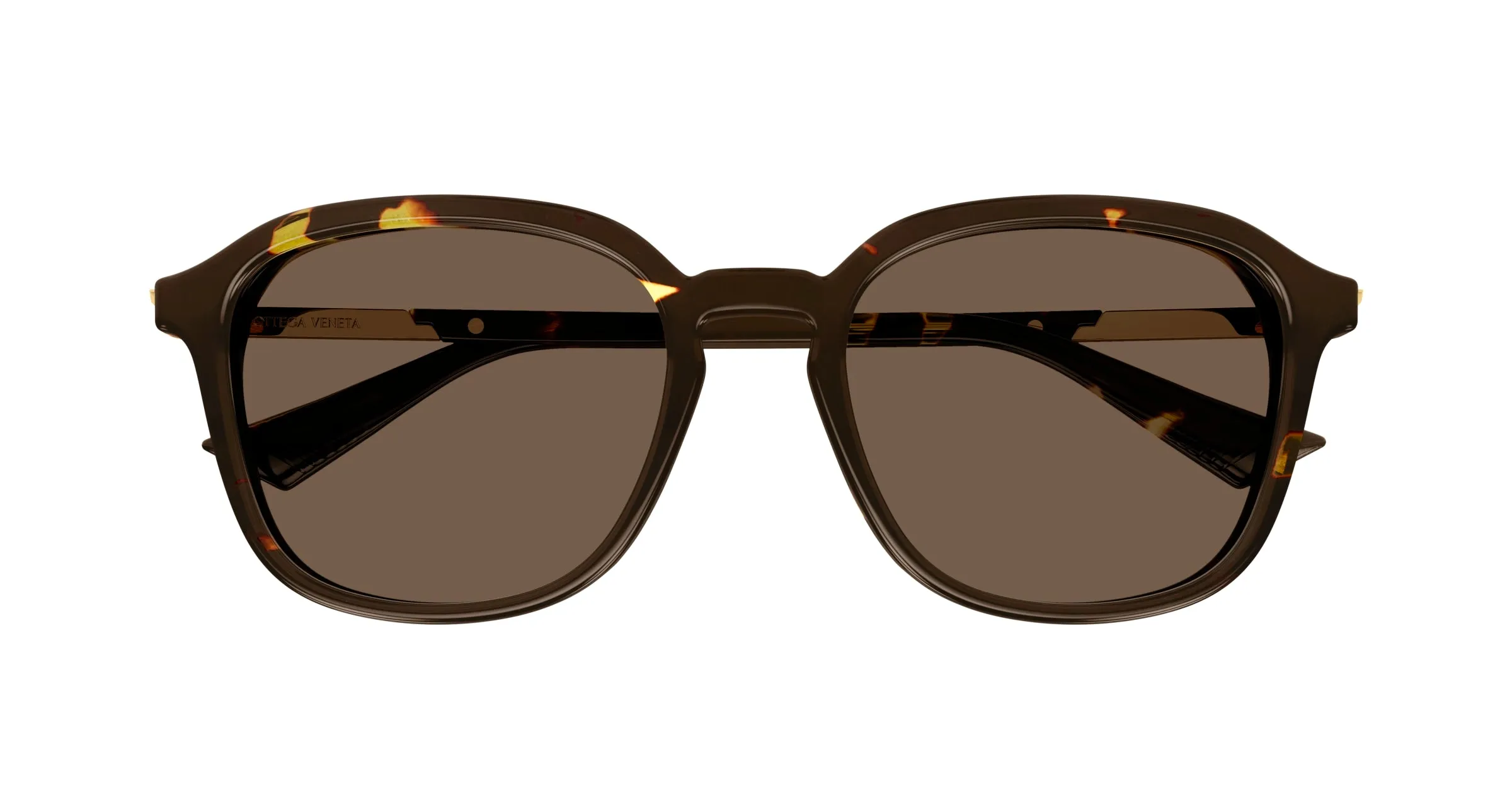 Bottega Veneta BV1262SA 002 Occhiali da sole Acetato Havana Marrone Squadrata - immagine 2