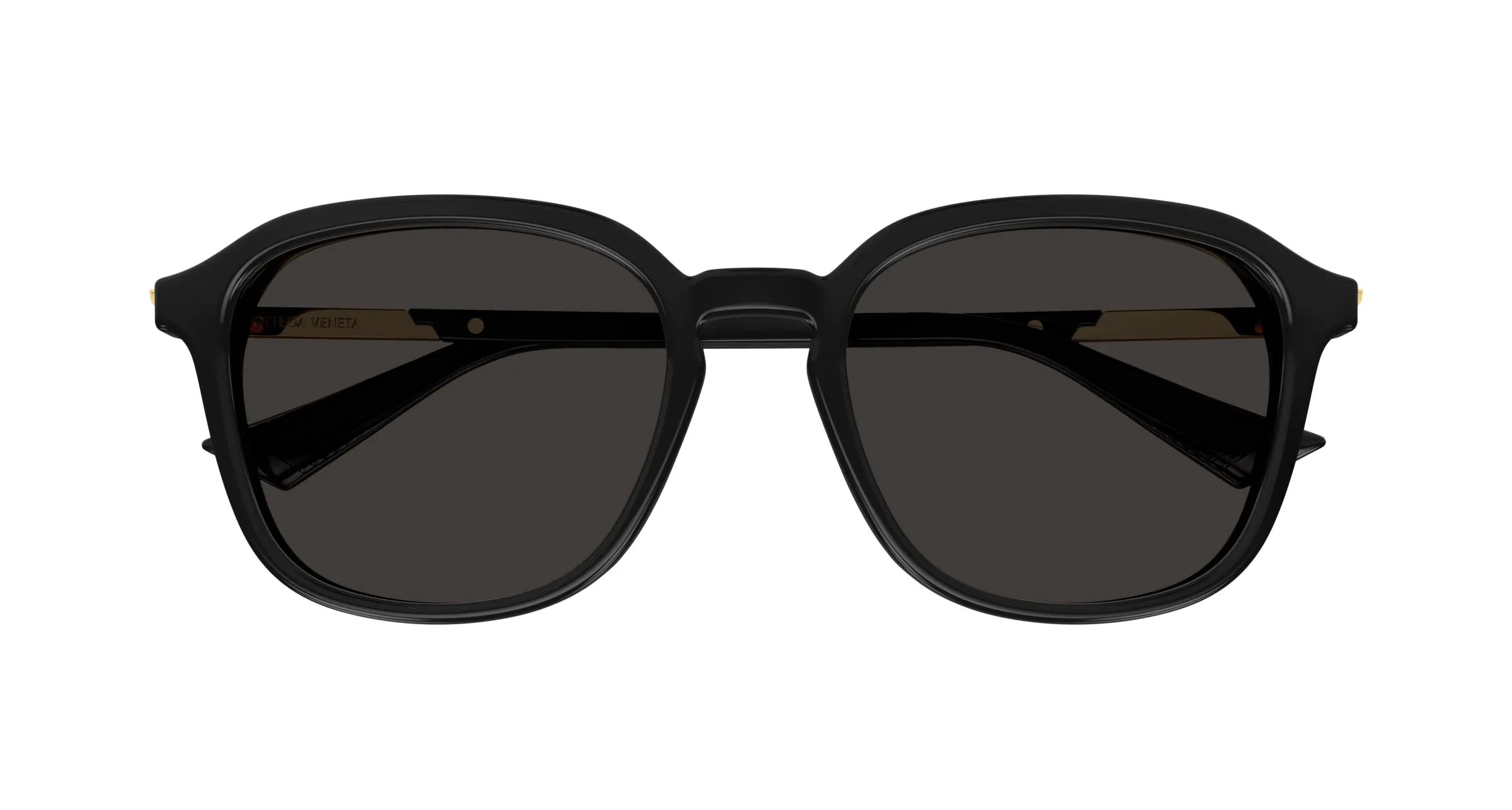 Bottega Veneta BV1262SA 001 Occhiali da sole Acetato Nero Grigio Squadrata - immagine 2