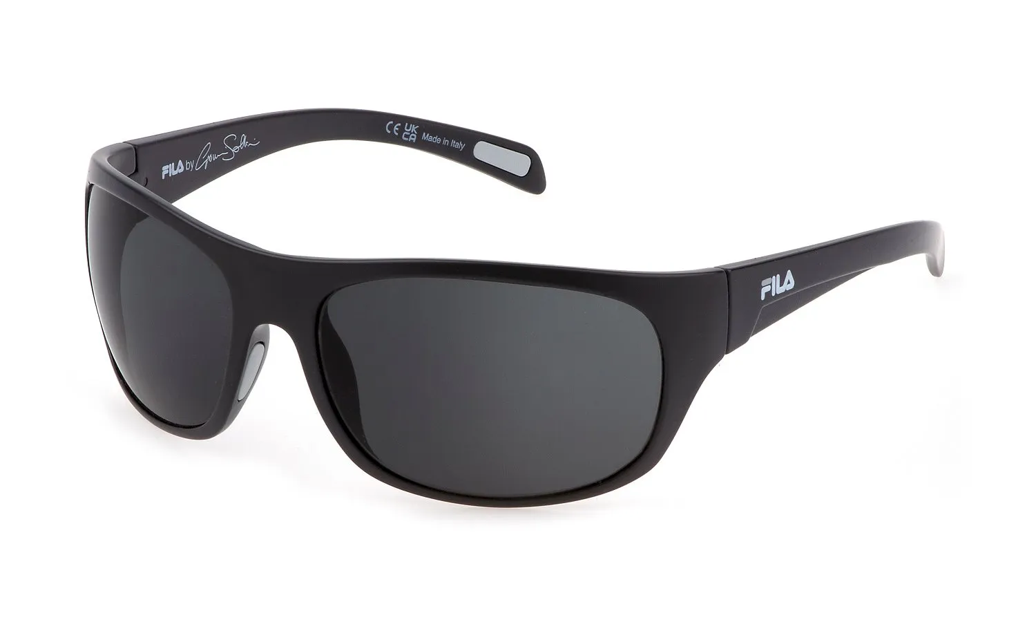 Fila SFI514 0R43 Occhiali da sole Plastica Grigio Grigio Avvolgente Idrorepellente - immagine 1