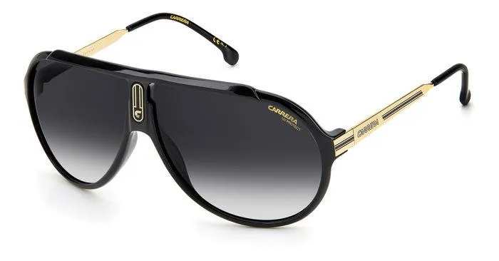 Carrera ENDURANCE65/N 807/9O Occhiali da sole Plastica Nero Grigio Pilot Normale Sfumato - immagine 1
