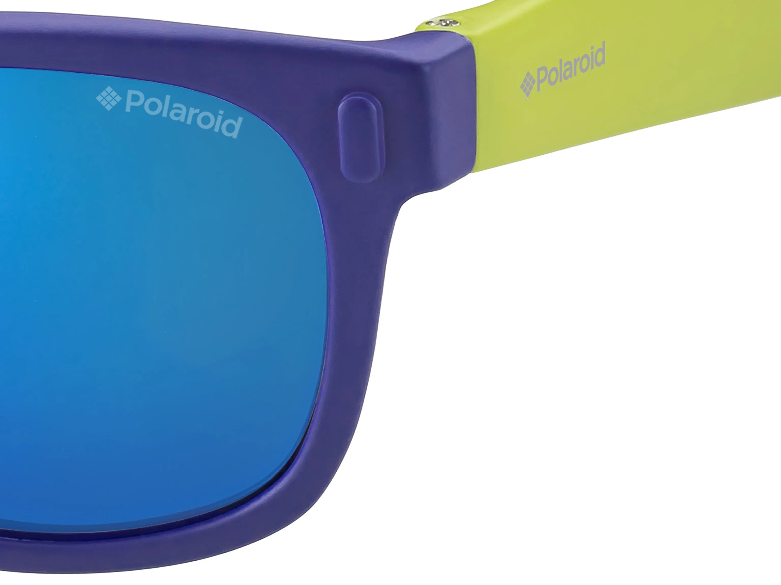 Polaroid P0115 UDF/JY Occhiali da sole bambino Plastica Blu Blu Squadrata Normale - immagine 3