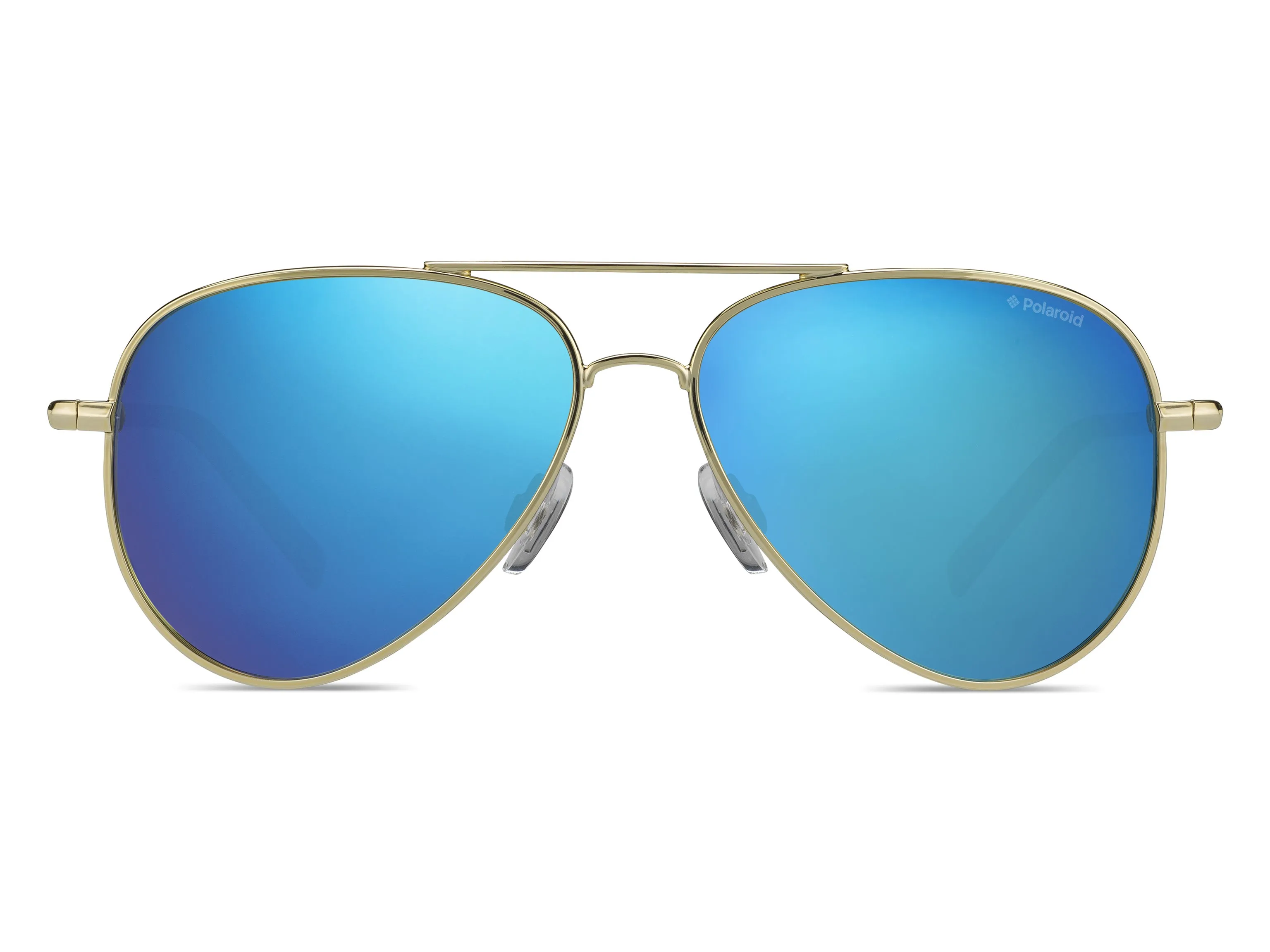Polaroid PLD 8015/N J5G/JY Occhiali da sole bambino Metallo Oro Blu Pilot Polarizzata - immagine 2