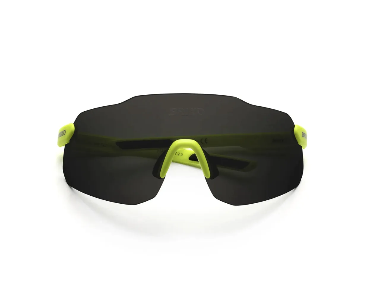 Briko RPF Starlight Lime electric A28 Occhiali da sole Acetato Giallo Grigio Geometrica Normale - immagine 2