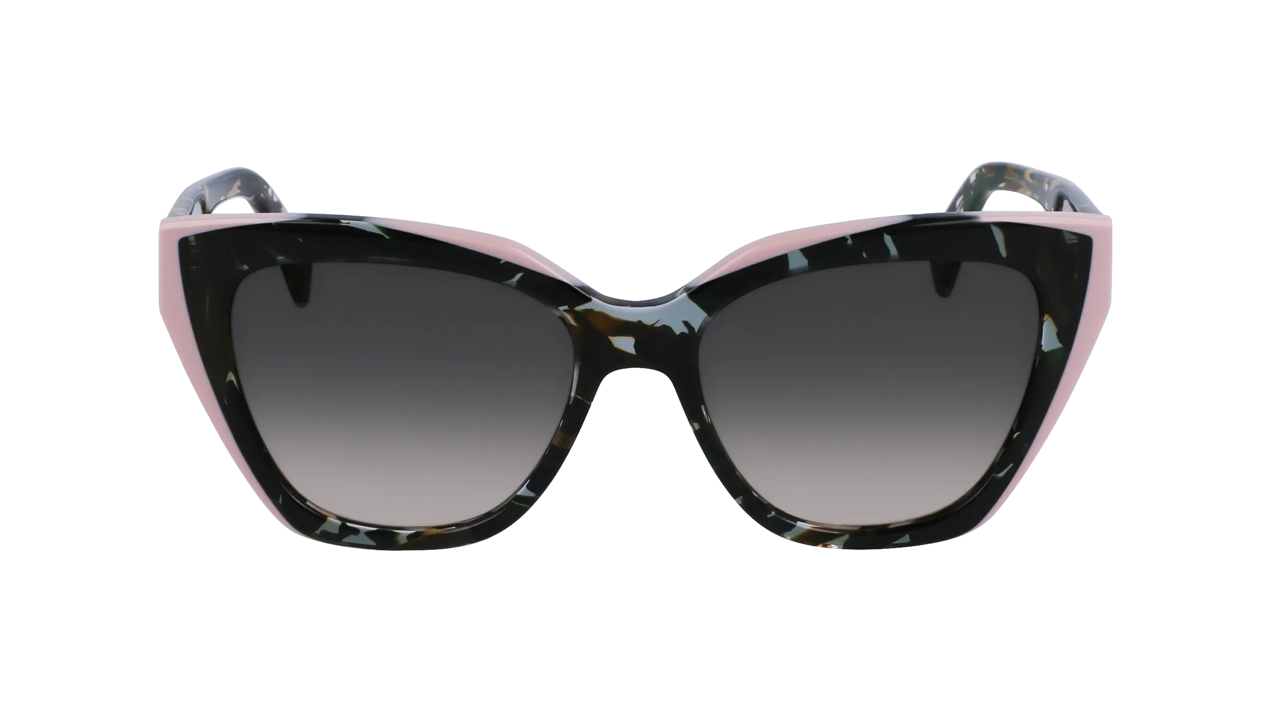 Liu Jo LJ784S 008 Occhiali da sole Acetato Nero Grigio Farfalla Normale Sfumato - immagine 3