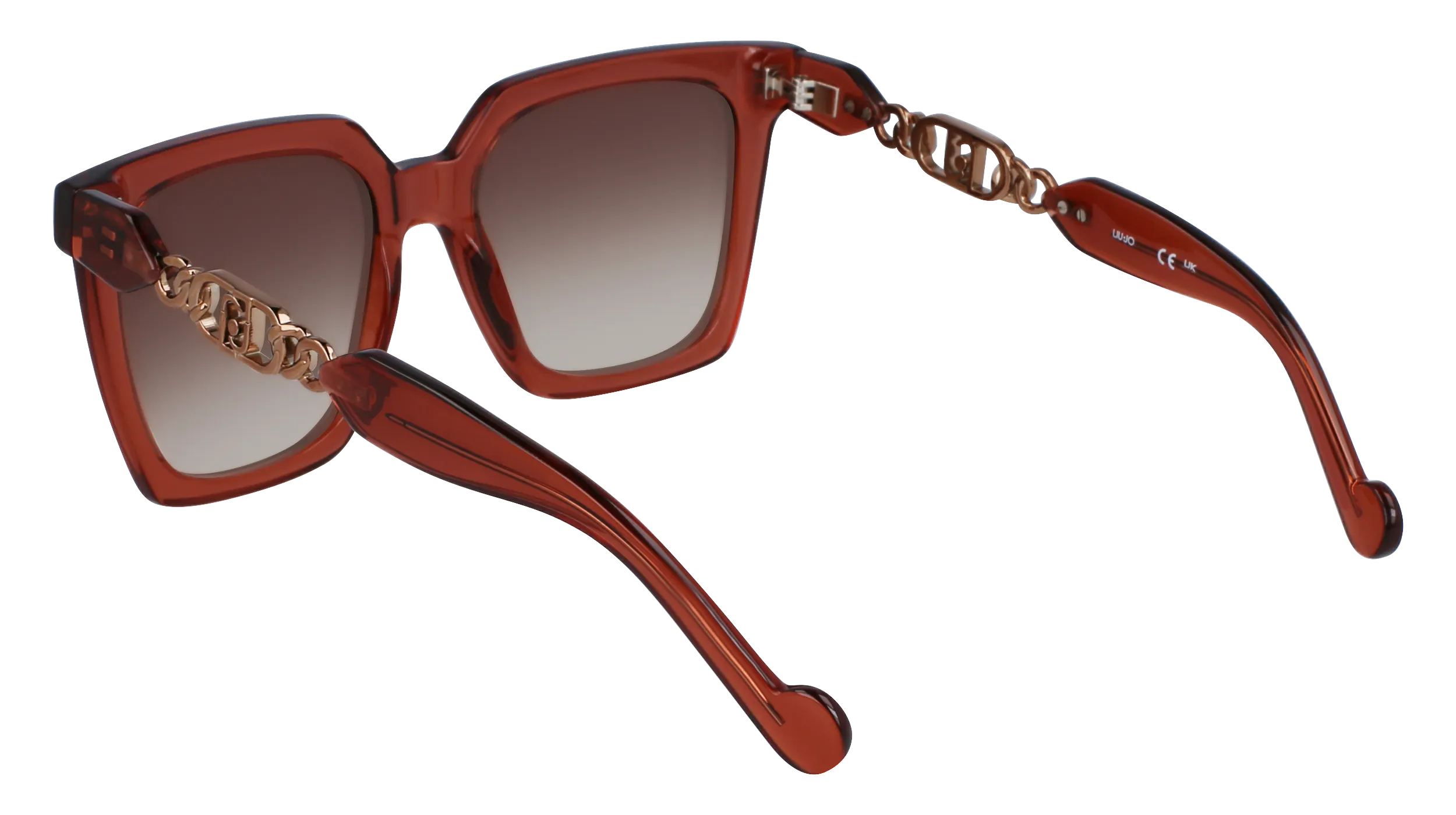 Liu Jo LJ779S 200 Occhiali da sole Iniettato Marrone Squadrata Normale Sfumato - immagine 4