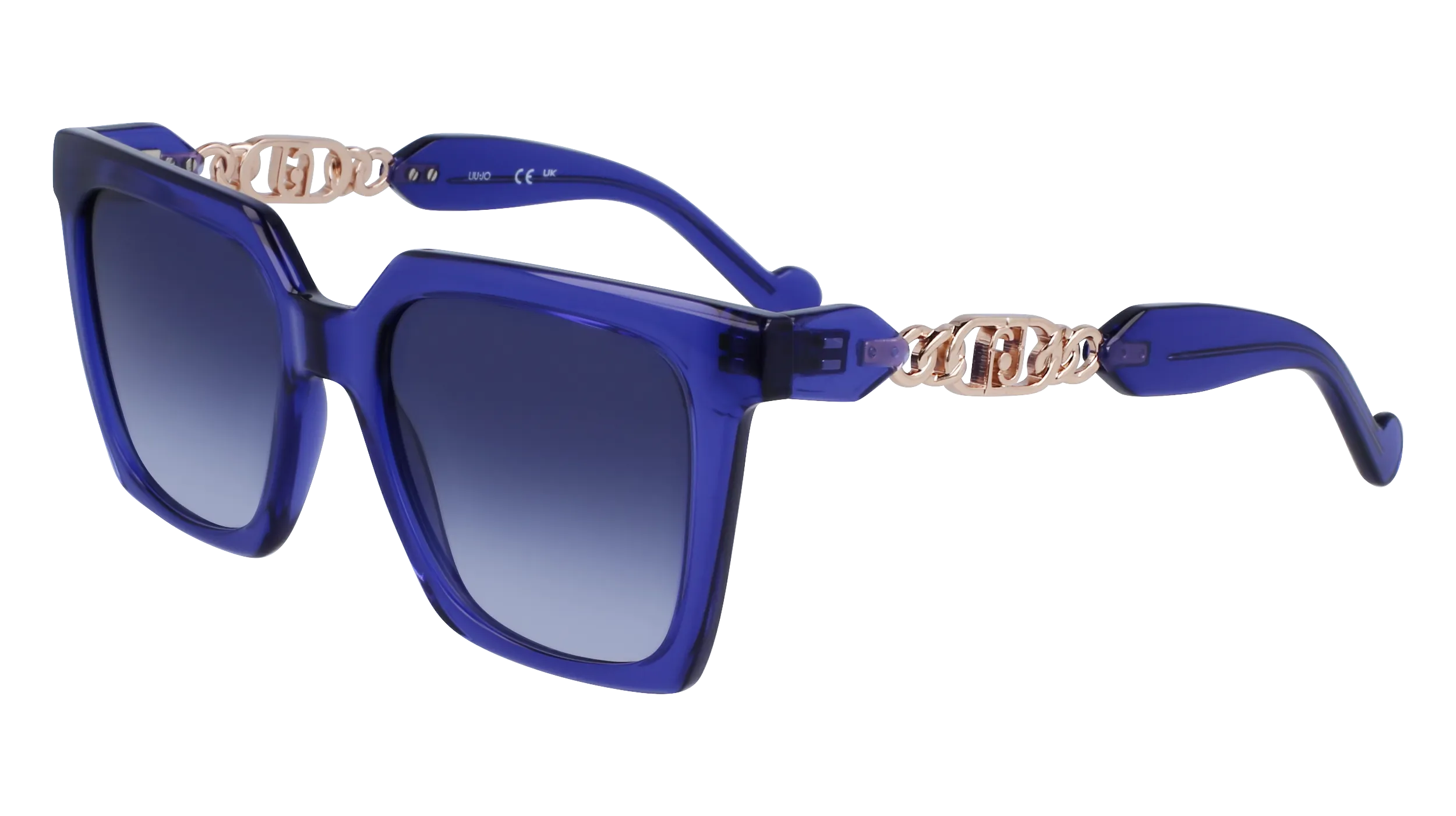 Liu Jo LJ779S 502 Occhiali da sole Iniettato Blu Squadrata Normale Sfumato - immagine 1