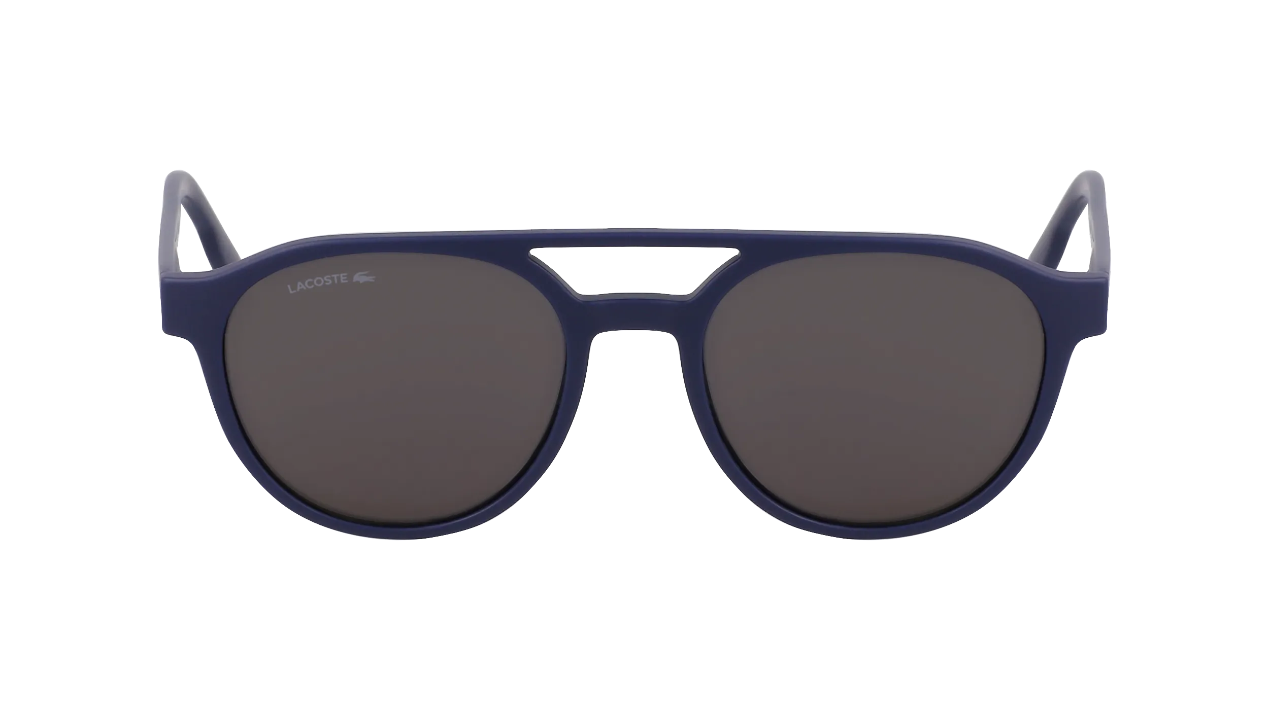 Lacoste L6008S 424 Occhiali da sole Bio-iniettato Blu Grigio Rotonda Normale Normale - immagine 3