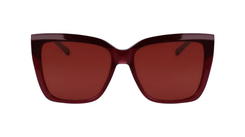 Ferragamo SF1102S 606 Occhiali da sole Acetato Rosso Rosso Squadrata Normale Normale - immagine 2