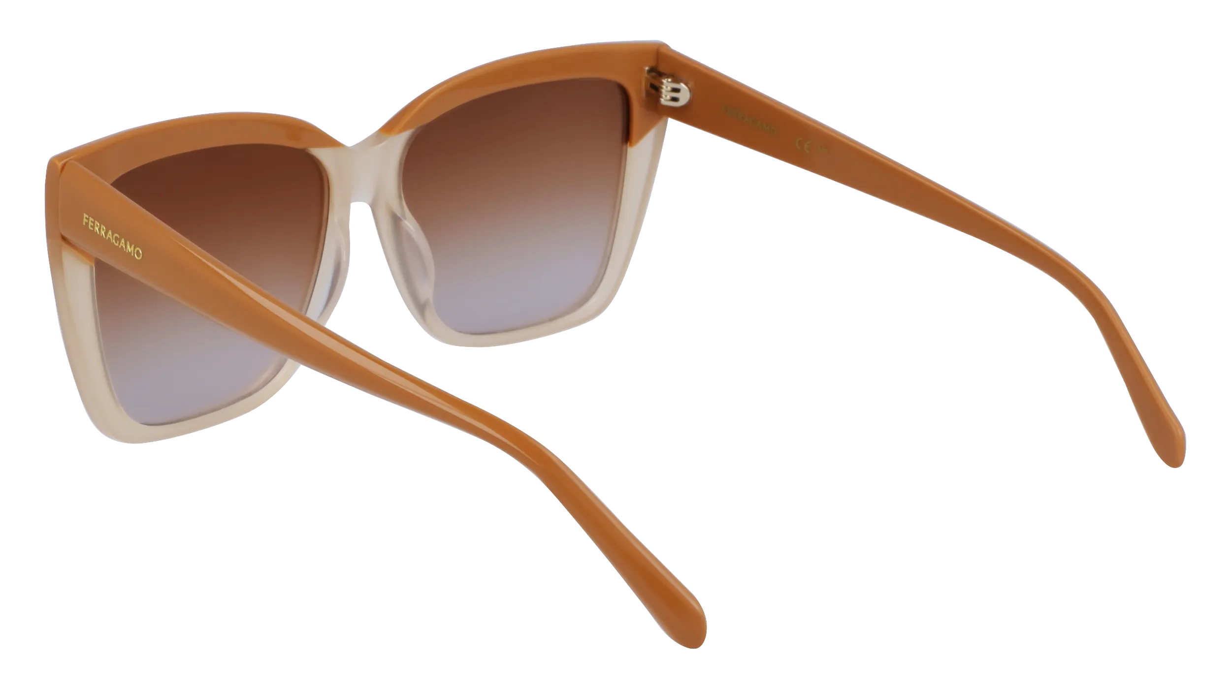 Ferragamo SF1102S 261 Occhiali da sole Acetato Marrone Marrone Squadrata Normale Normale - immagine 4