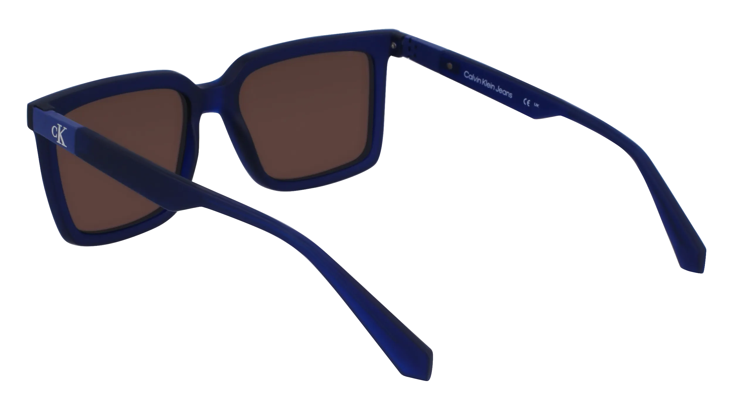 Calvin Klein CKJ23659S 400 Occhiali da sole Bio-iniettato Blu Marrone Squadrata Normale Normale - immagine 4