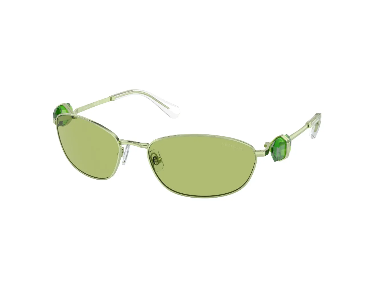 Swarovski SK7010 400630 Occhiali da sole Metallo Verde Verde Rotonda Normale - immagine 1