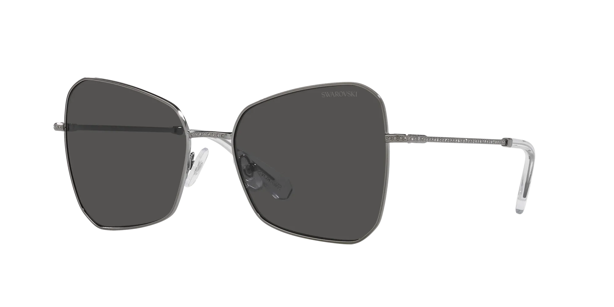 Swarovski SK7008 400987 Occhiali da sole Metallo Grigio Grigio Farfalla Normale - immagine 3