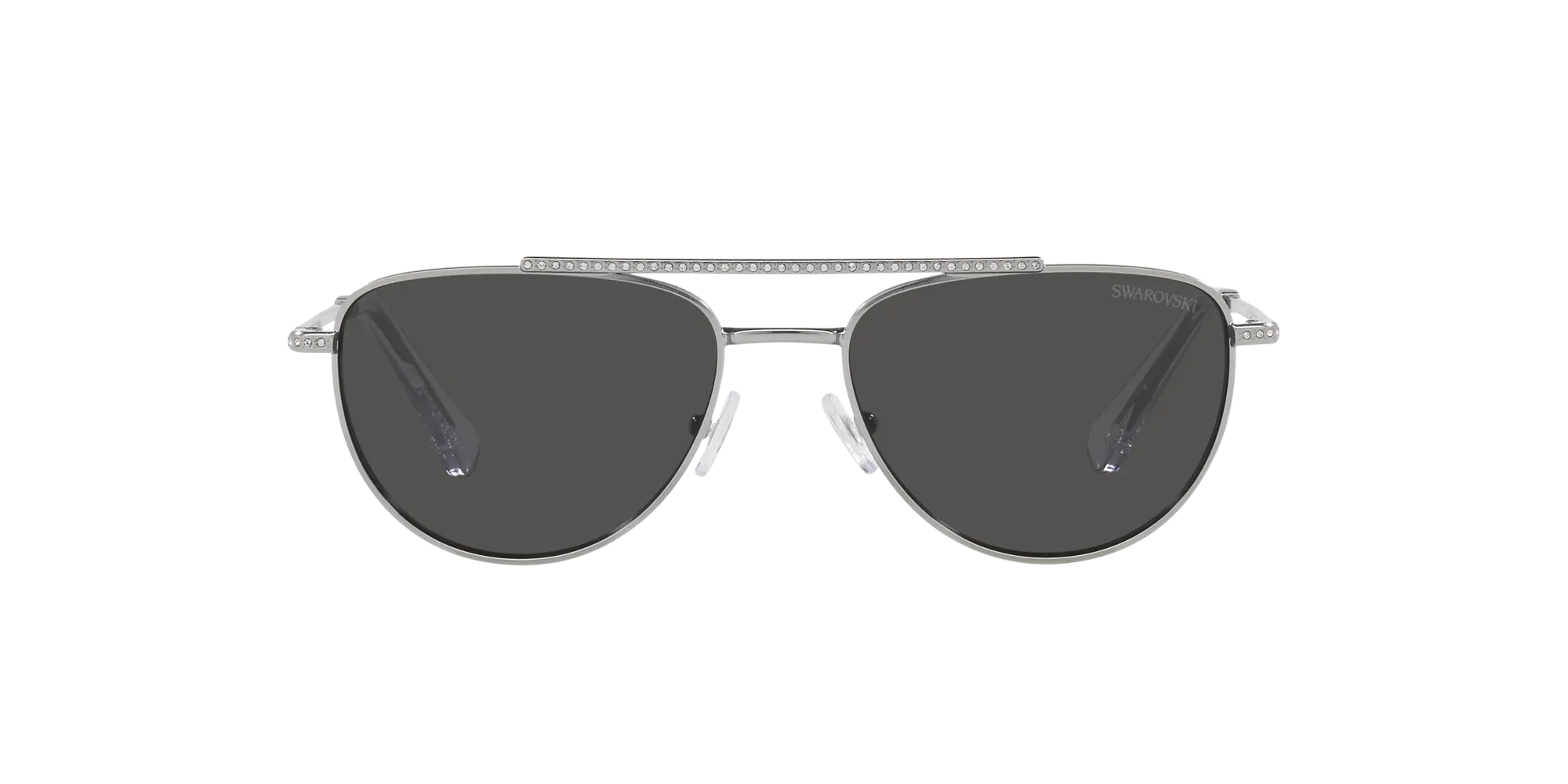 Swarovski SK7007 400487 Occhiali da sole Metallo Argento Grigio Geometrica Normale - immagine 2