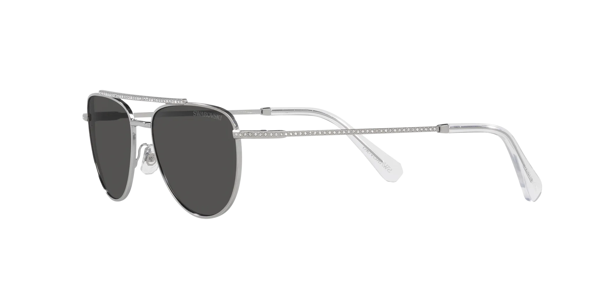 Swarovski SK7007 400487 Occhiali da sole Metallo Argento Grigio Geometrica Normale - immagine 4