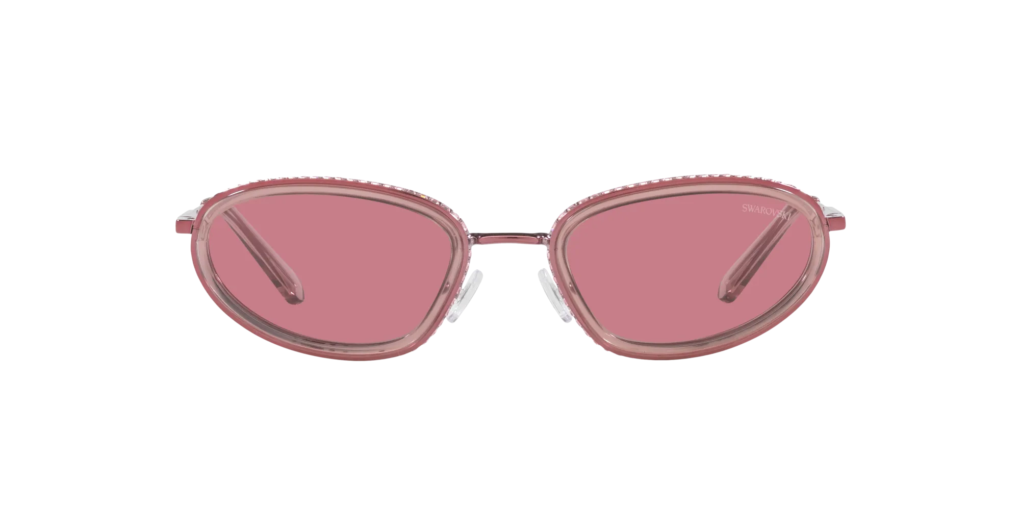 Swarovski SK7004 401284 Occhiali da sole Metallo Rosa Rosa Geometrica Normale - immagine 2